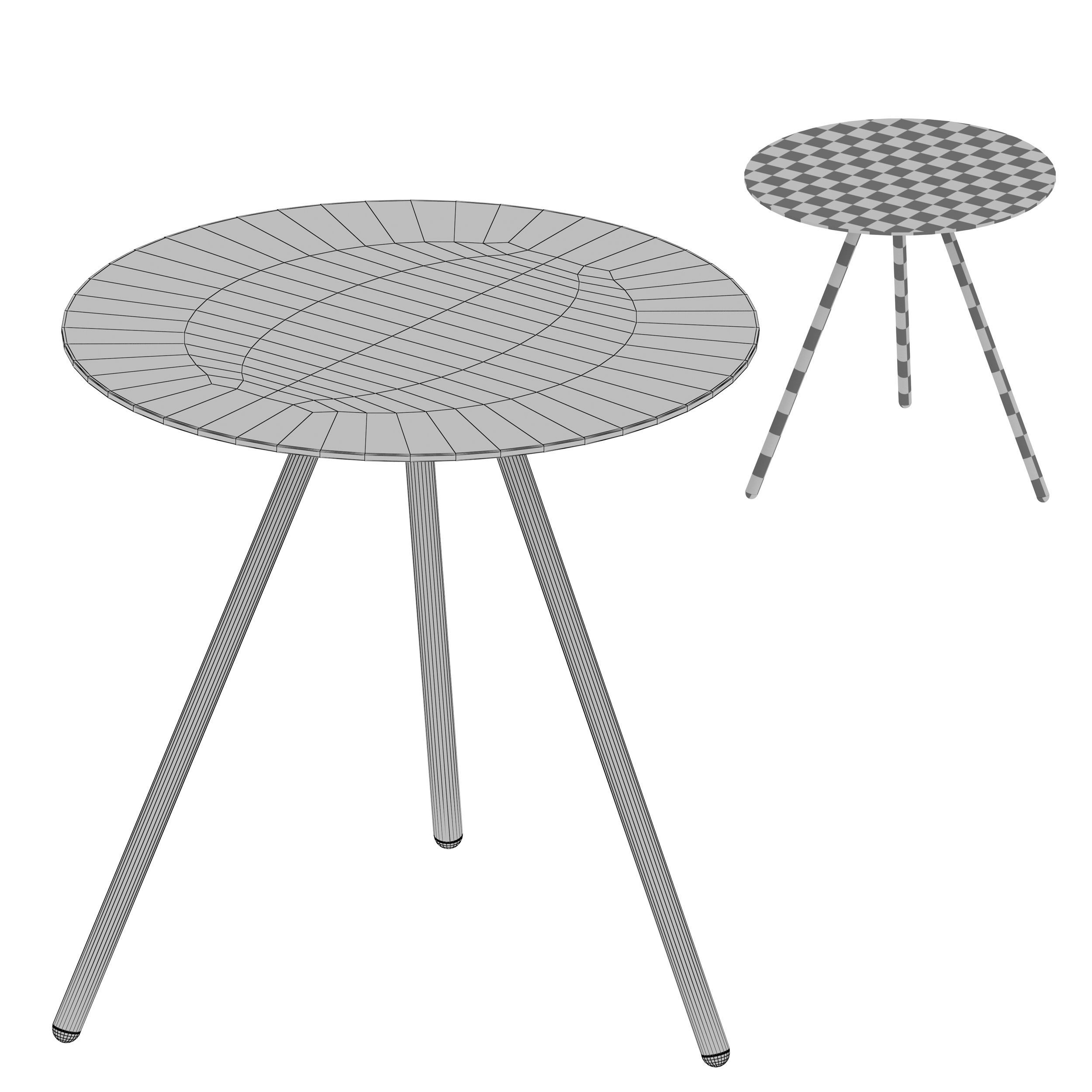 GIBSON ACCENT TABLE 3D model_4