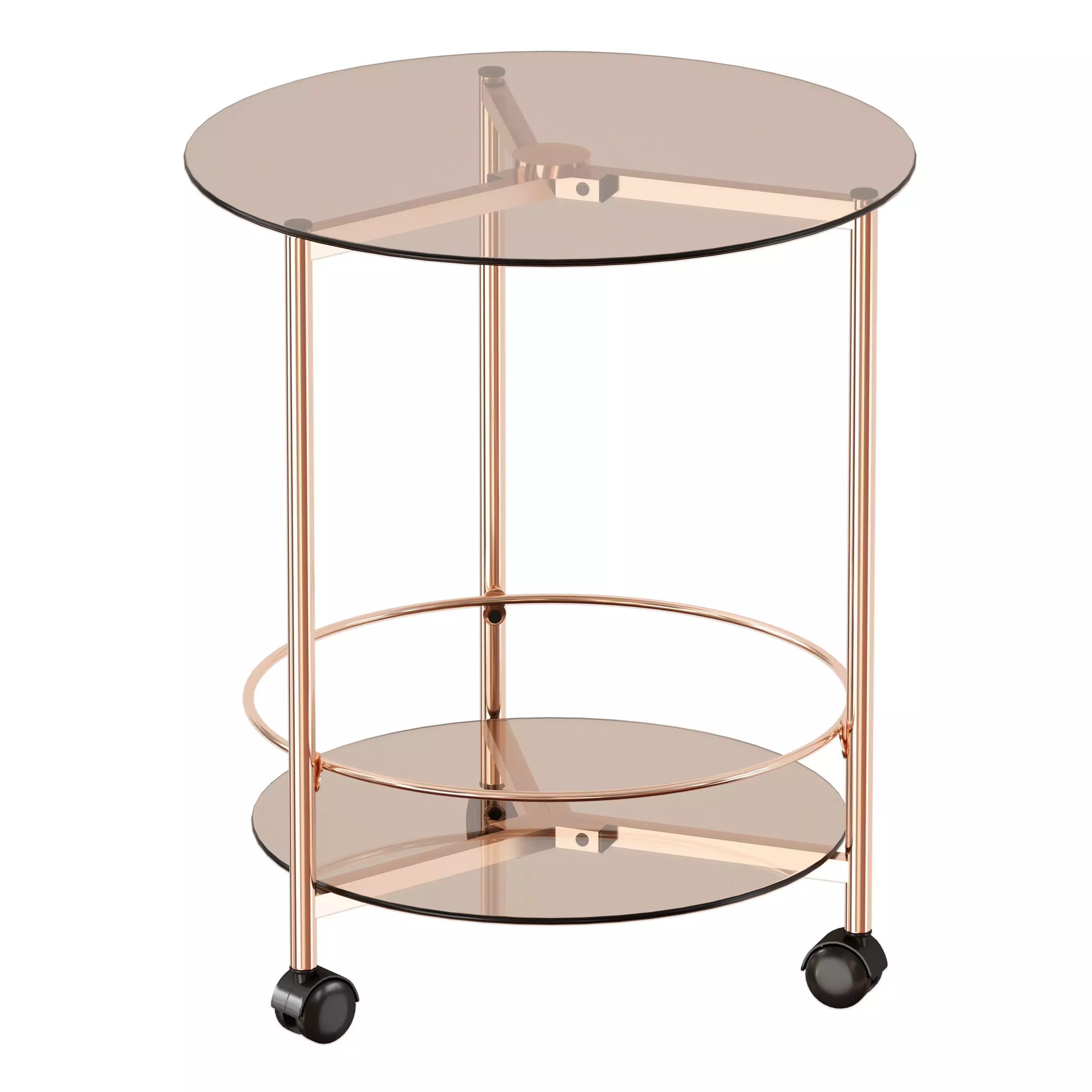 GIBSON ROLLING END TABLE 3D model_0