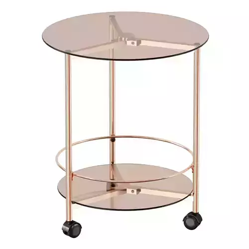 GIBSON ROLLING END TABLE 3D model