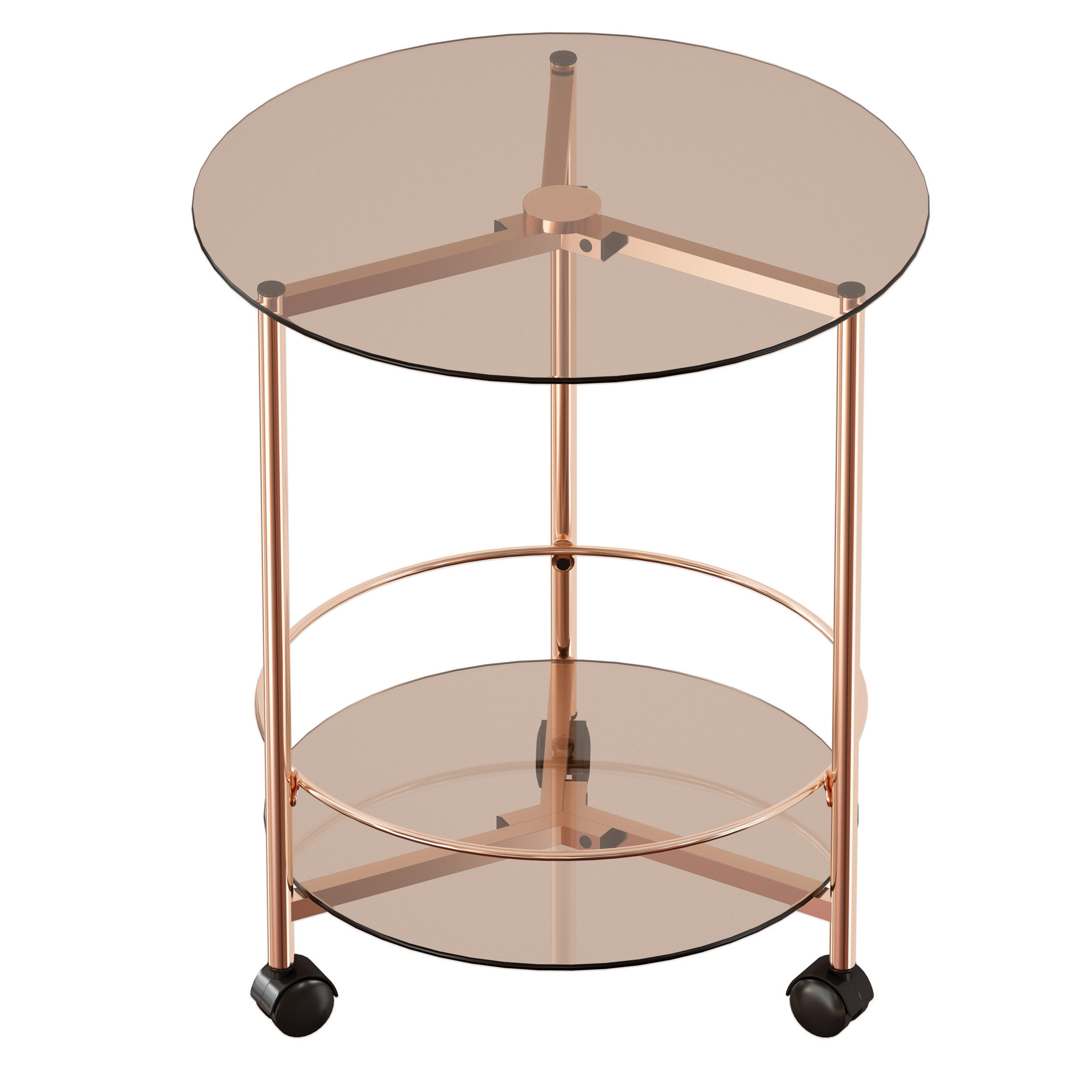 GIBSON ROLLING END TABLE 3D model_2