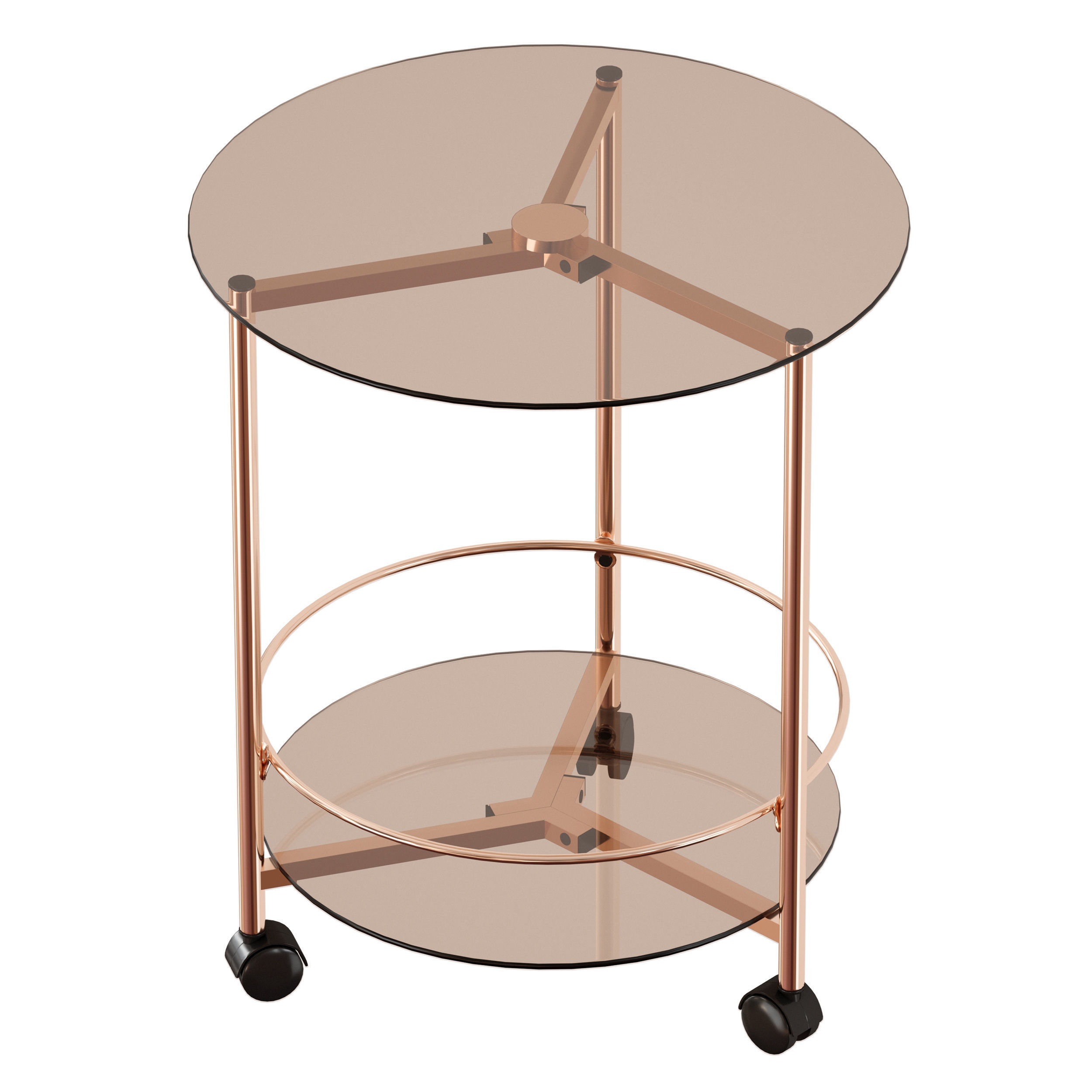 GIBSON ROLLING END TABLE 3D model_1