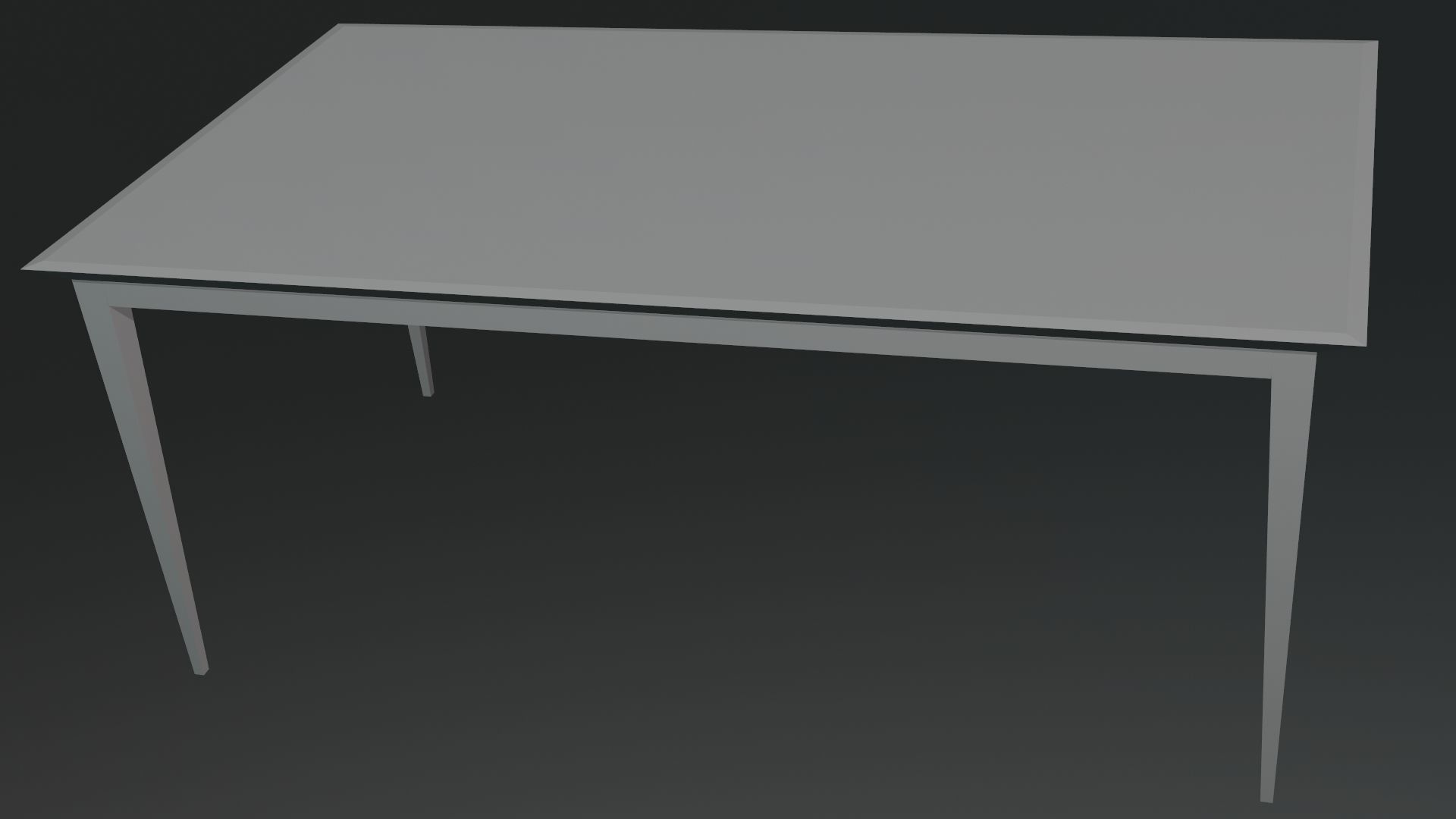 Interior and exterior wooden tables and stools 3d models Low-poly 3D model_12