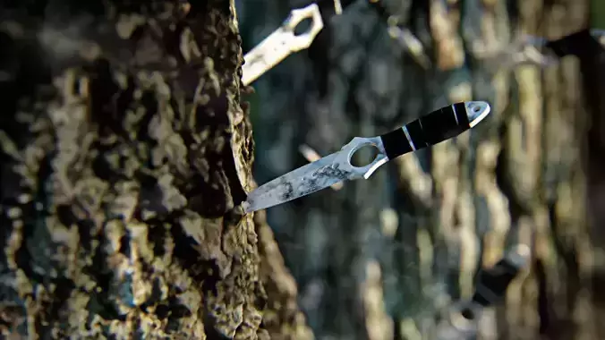 Skeleton Knife 3D model