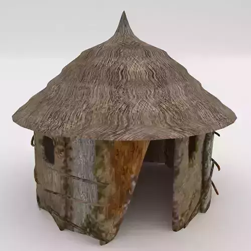 Huts One 3D model