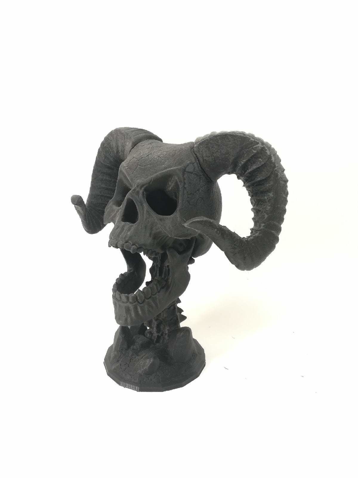 DEMON SKULL 3D print model_5