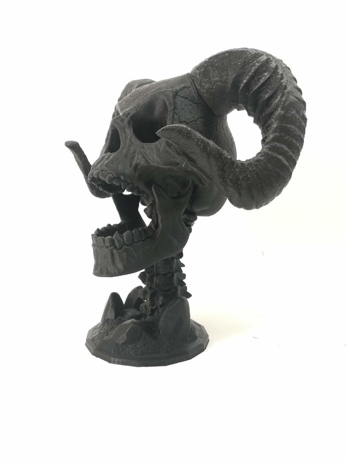 DEMON SKULL 3D print model_4