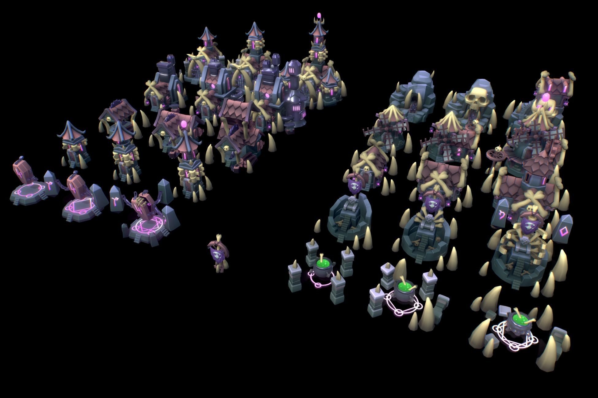 RTS Mega Pack - Proto Series Low-poly 3D model_8