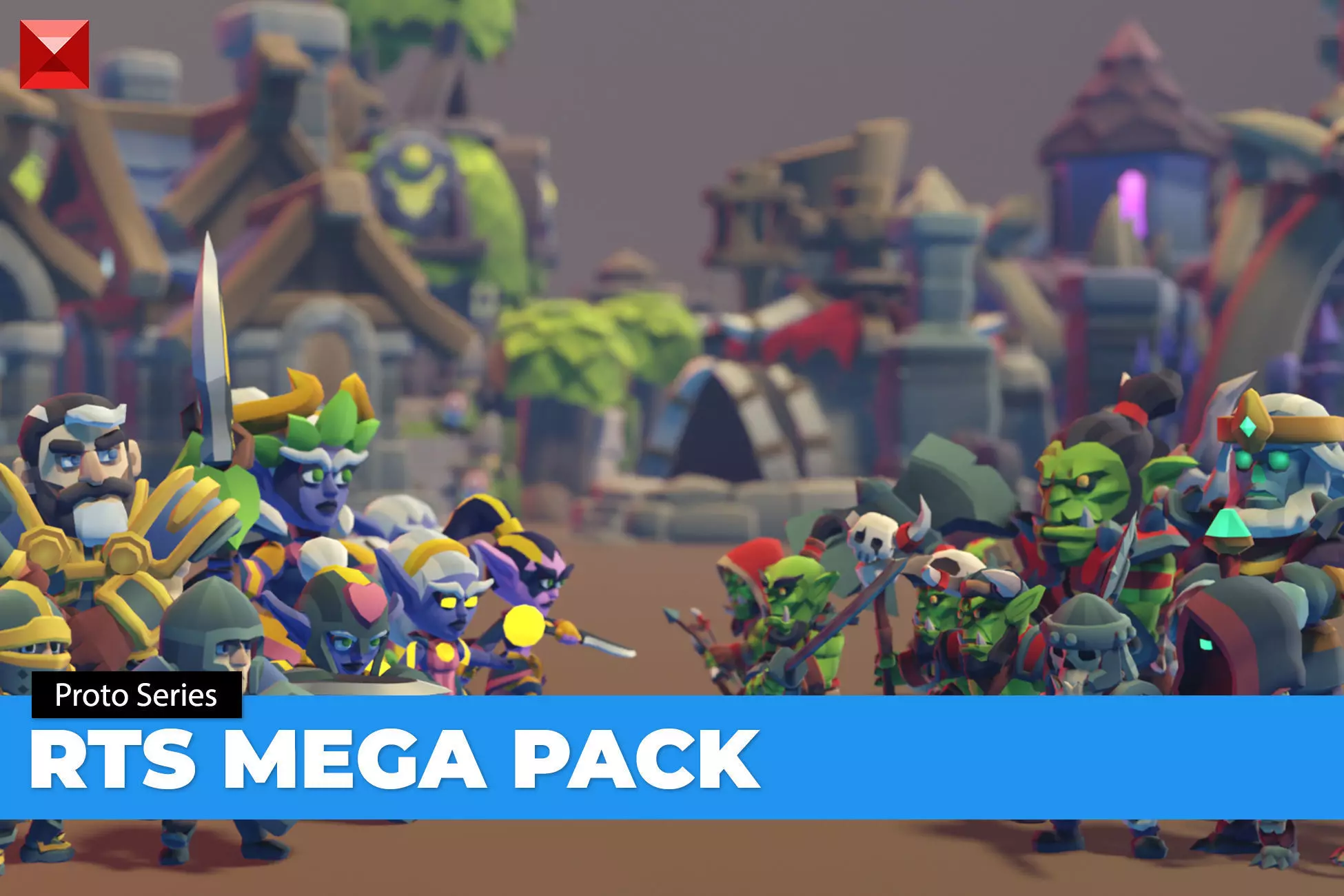 RTS Mega Pack - Proto Series Low-poly 3D model_0