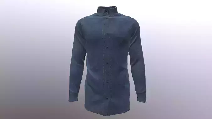  3D MENS DENIM SHIRT 