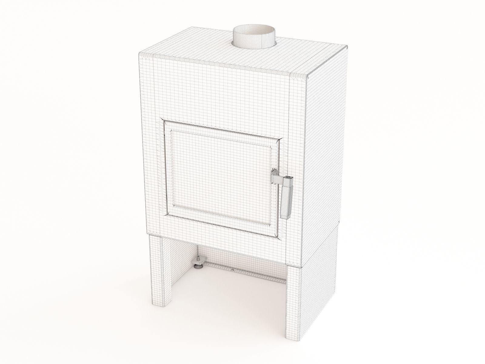 Fireplace 16 3D model_1