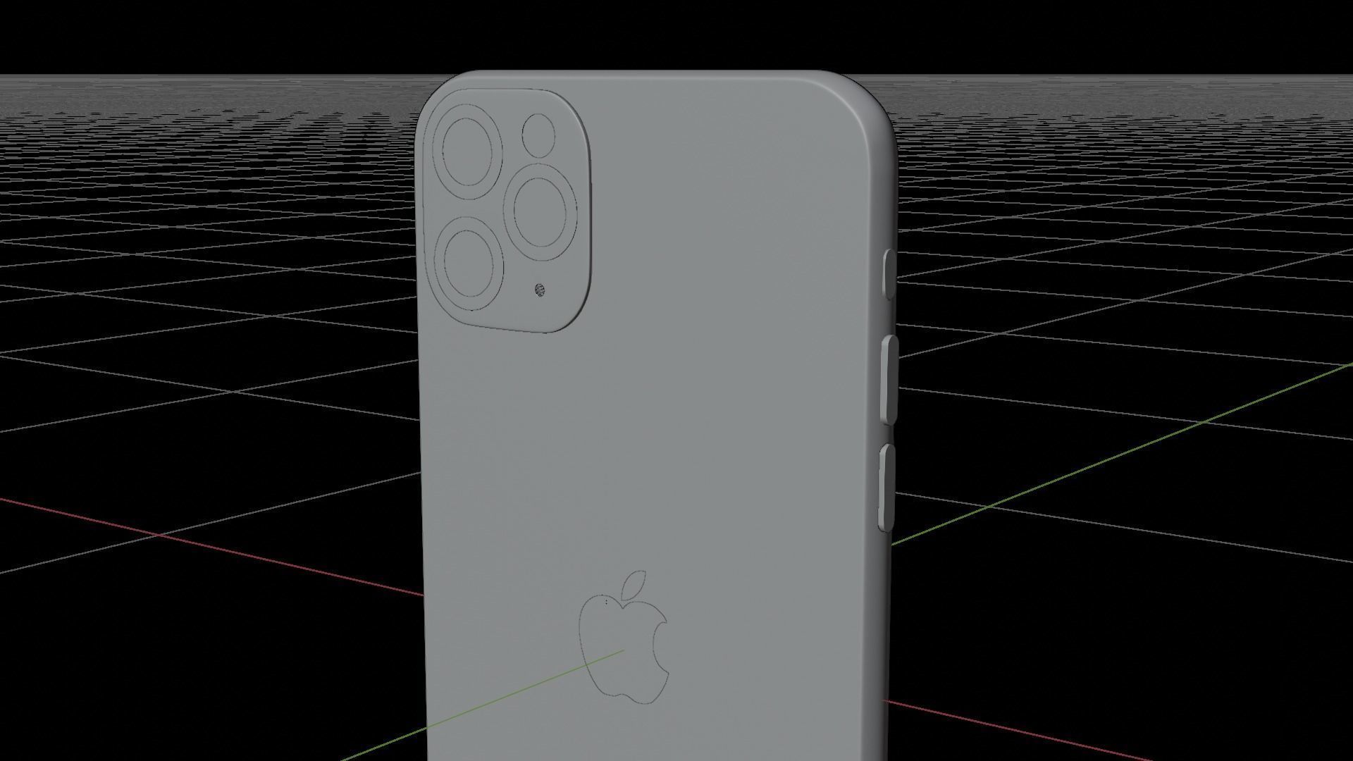 iPhone11 Pro 3D model_5