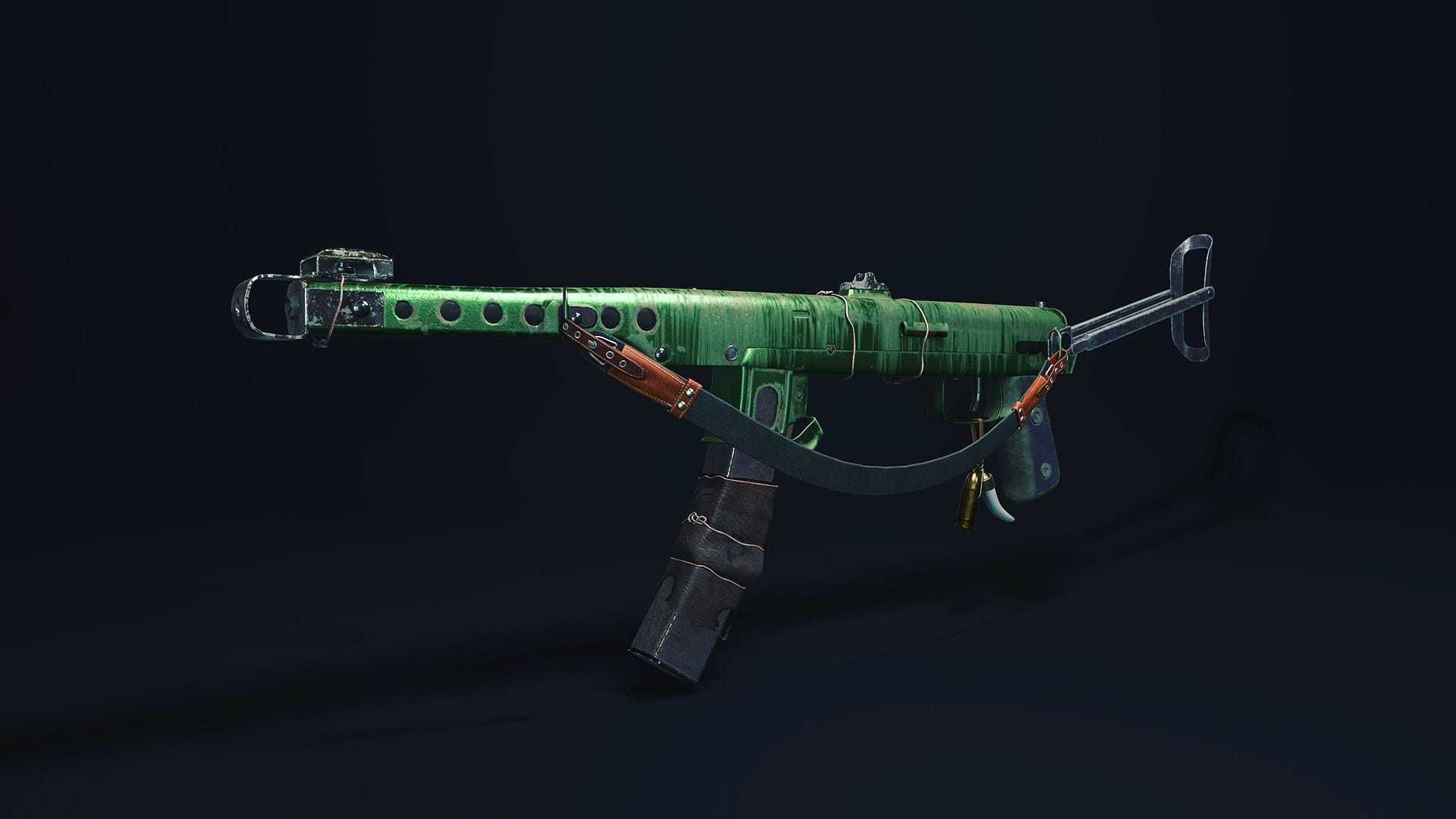 PPS 43 Soviet submachine gun 3D model_2