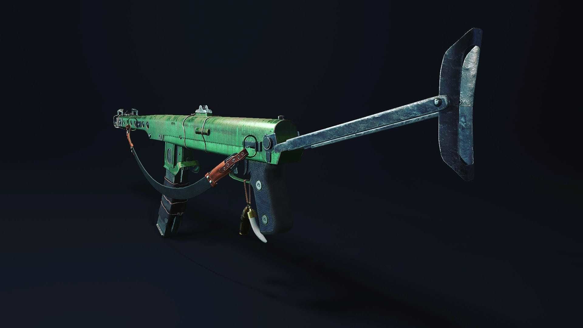 PPS 43 Soviet submachine gun 3D model_3