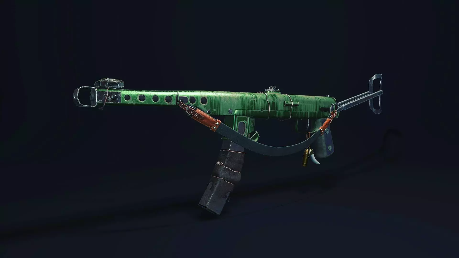 PPS 43 Soviet submachine gun 3D model_0