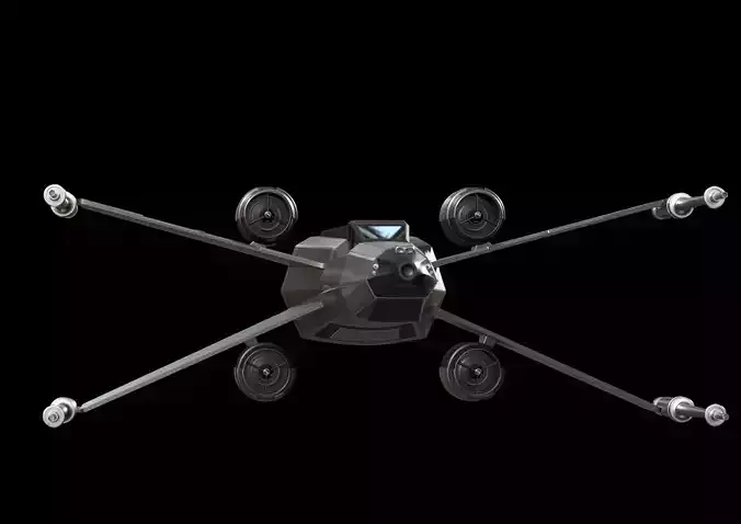 space ship 3D model