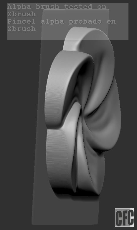 WoodCarving floral detail - 3d model for CNC - FlowerCFC15 3D print model_15