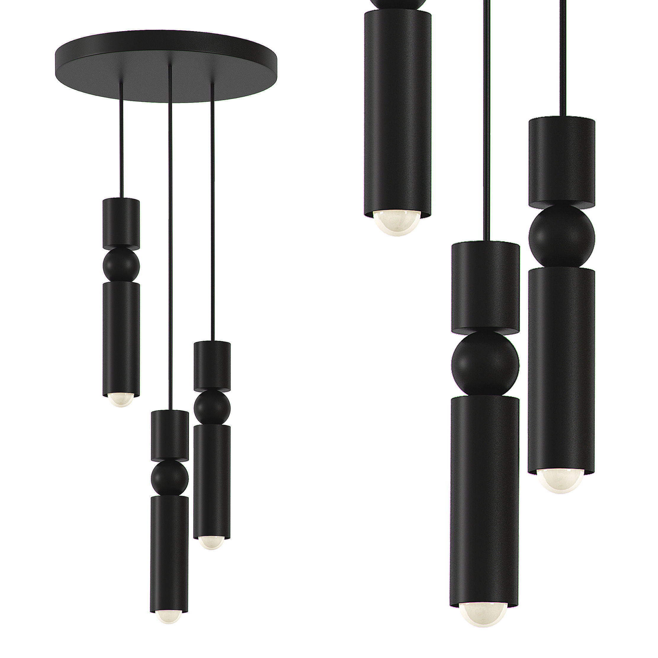 LEE BROOM FULCRUM LIGHT 3 IN 1 3D model_1