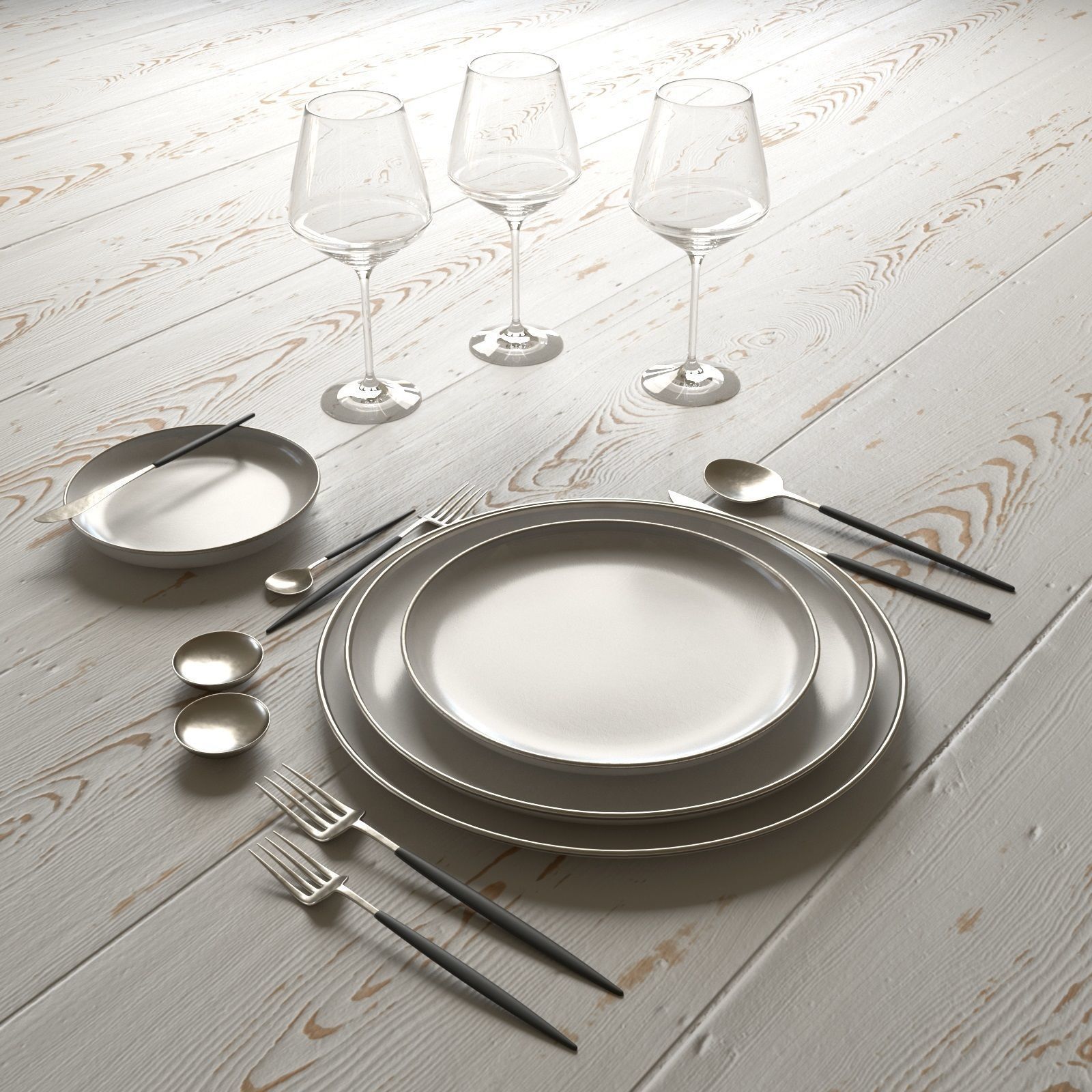 Table Setting 03 3D model_1