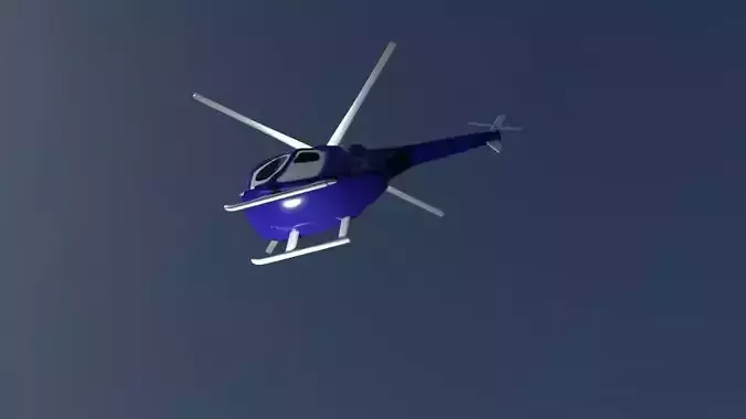 Helicopter flying in sky