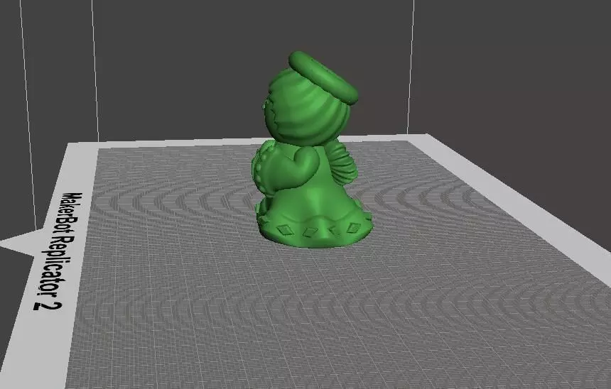 Angel ring 3D print model_0