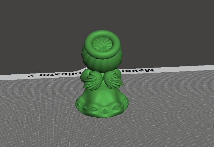 Angel ring 3D print model_5