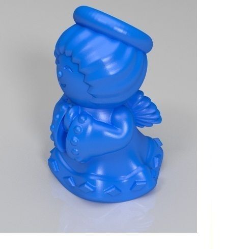 Angel ring 3D print model_2