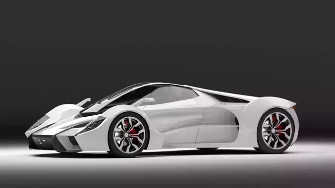 Concept car - Dacia Transalpina 3D model