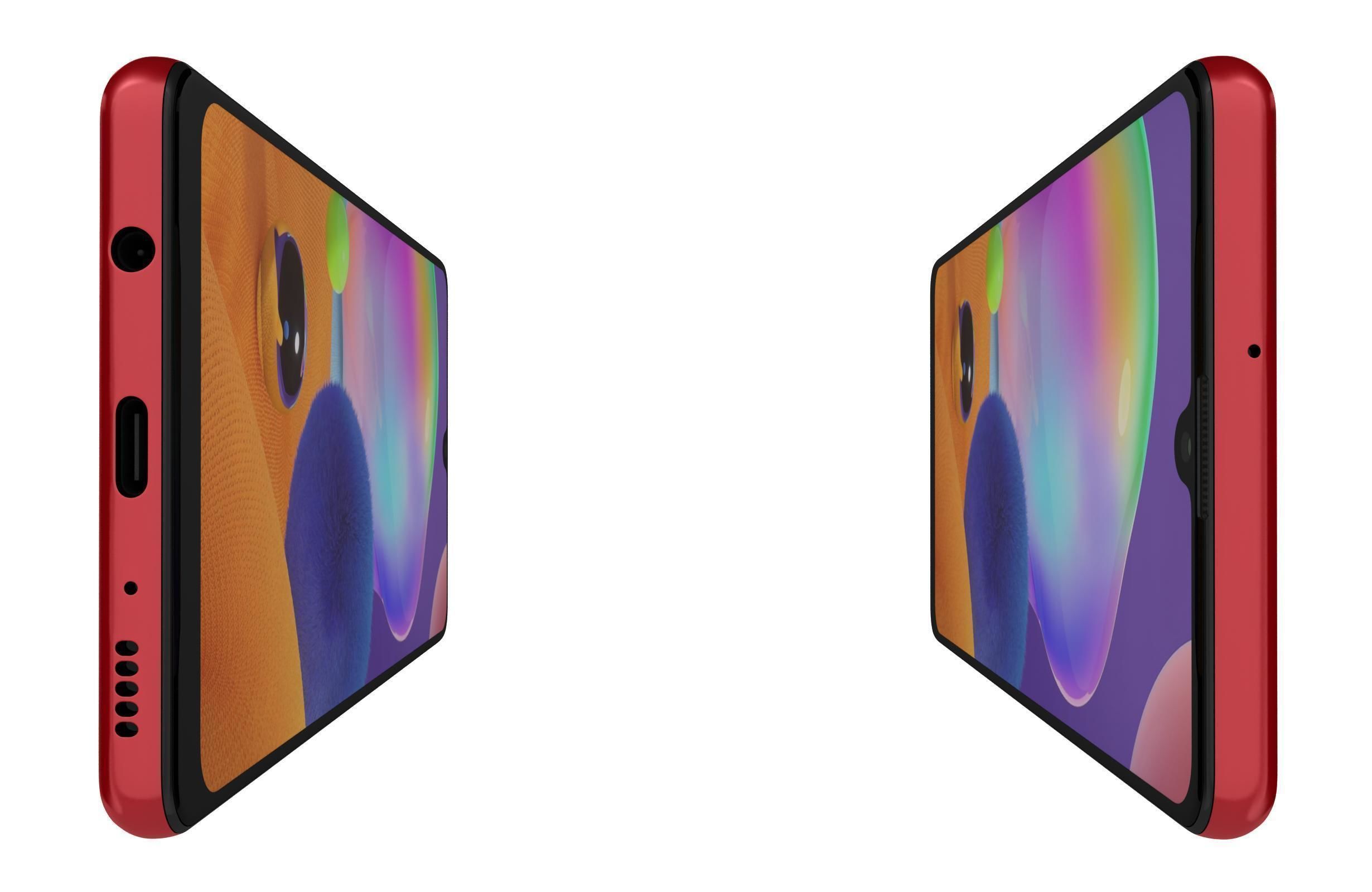 Samsung Galaxy A31 Prism Crush Red 3D model_6