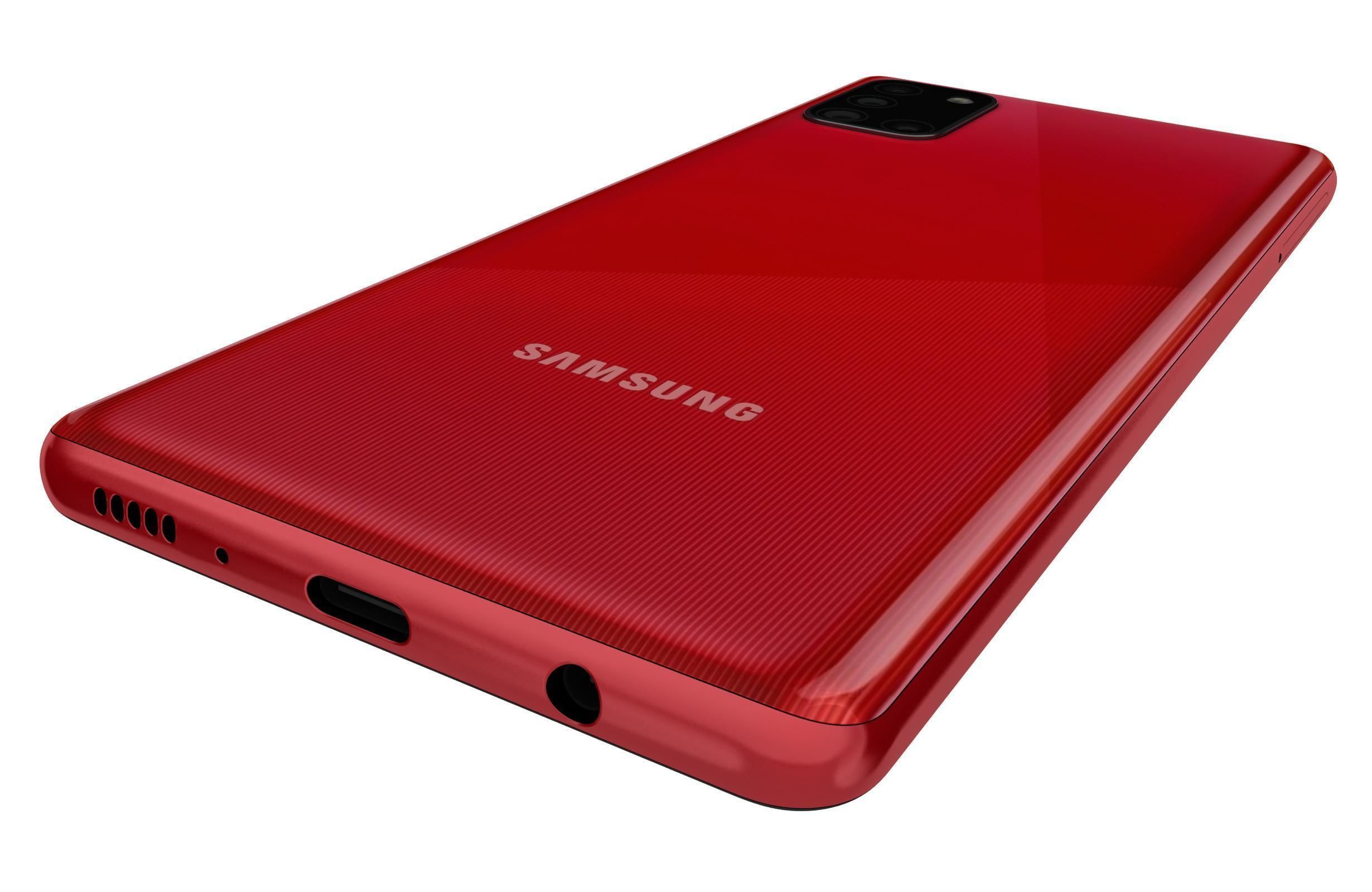 Samsung Galaxy A31 Prism Crush Red 3D model_12