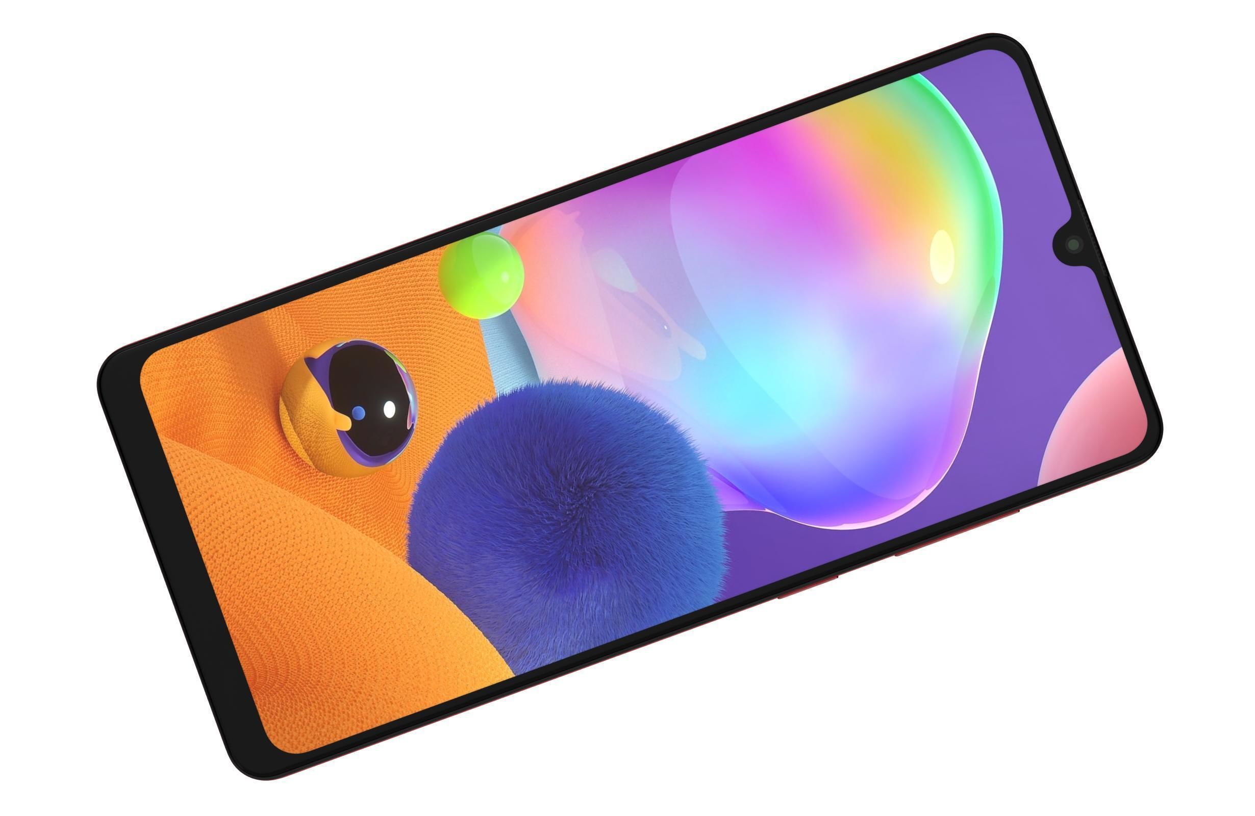 Samsung Galaxy A31 Prism Crush Red 3D model_9