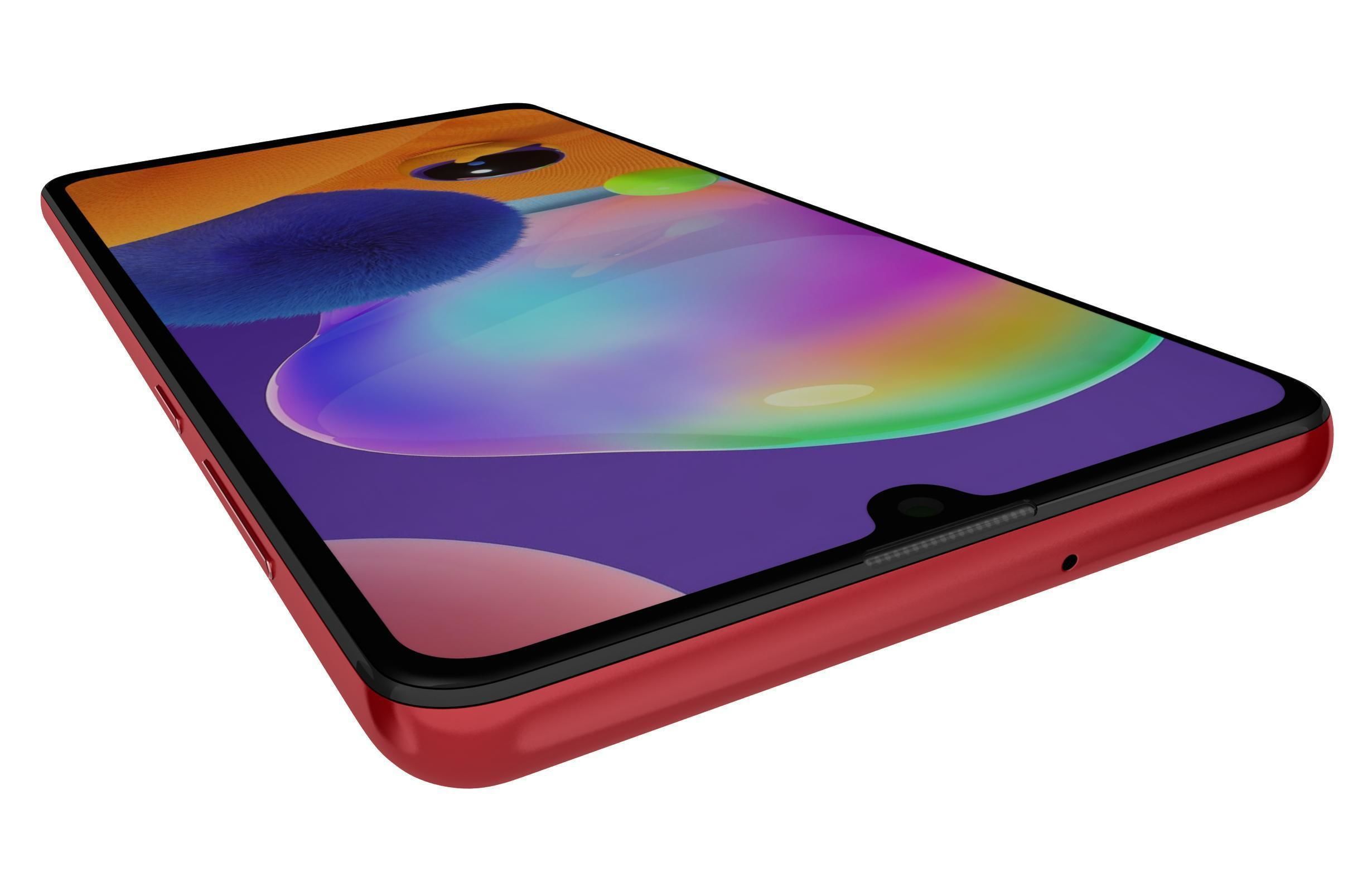 Samsung Galaxy A31 Prism Crush Red 3D model_11