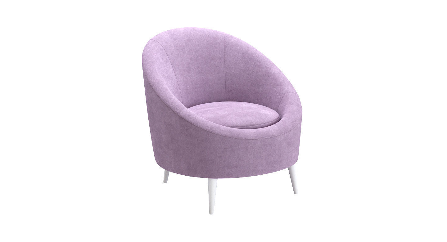 Armchair Round Dreams Unterzo 3D model_2