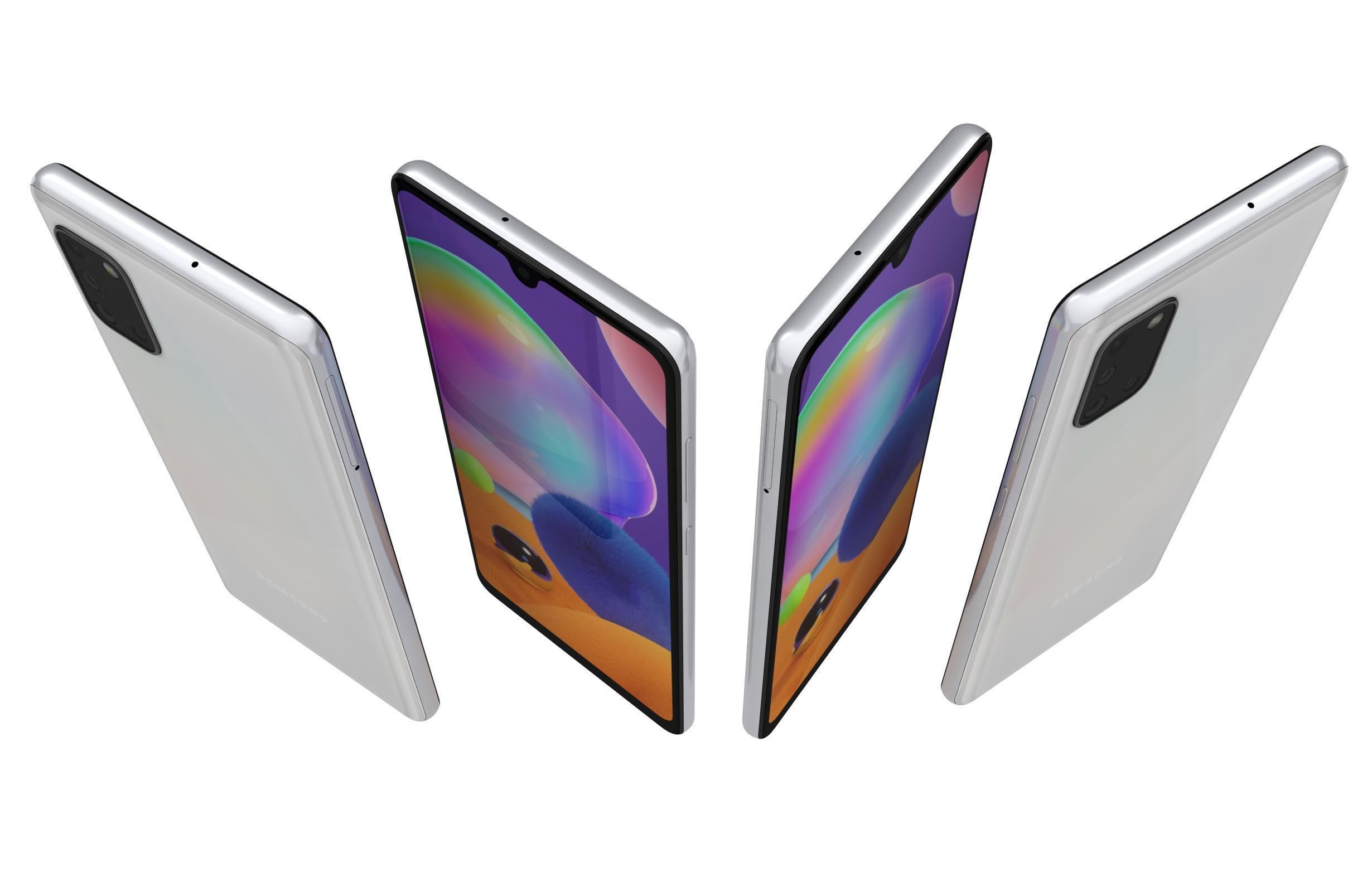 Samsung Galaxy A31 All Colors 3D model_5