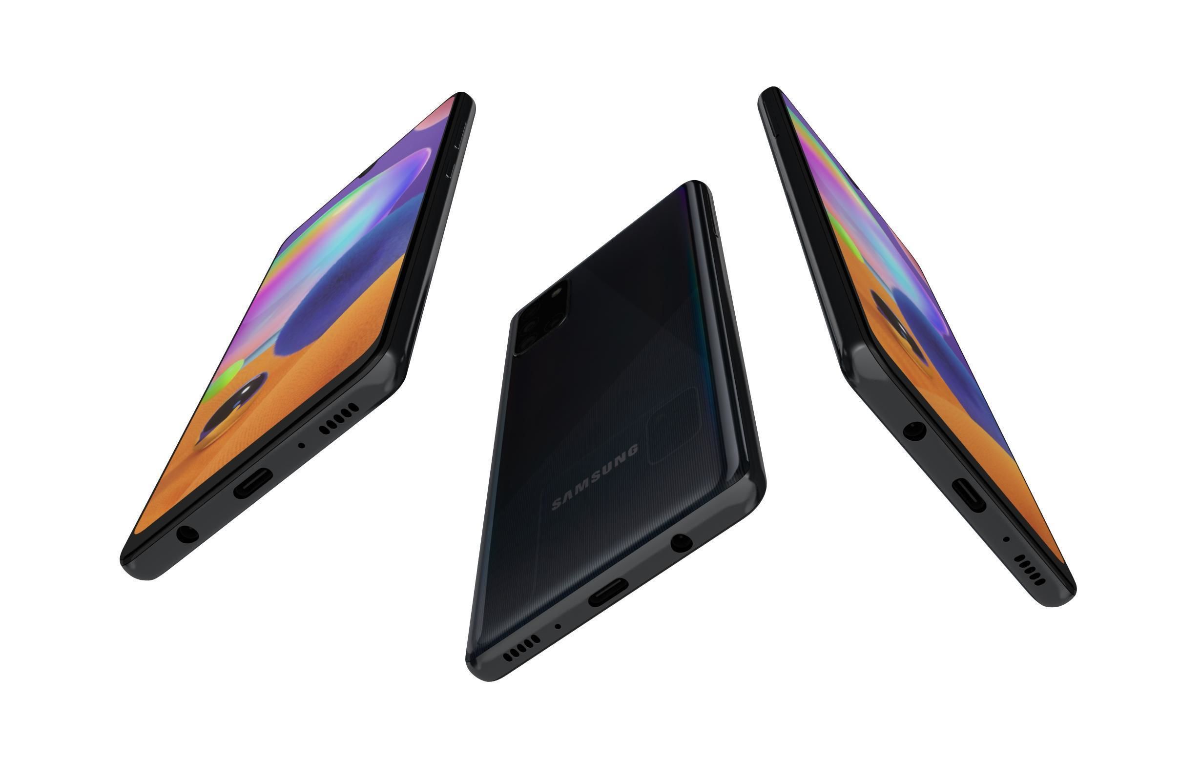 Samsung Galaxy A31 All Colors 3D model_11