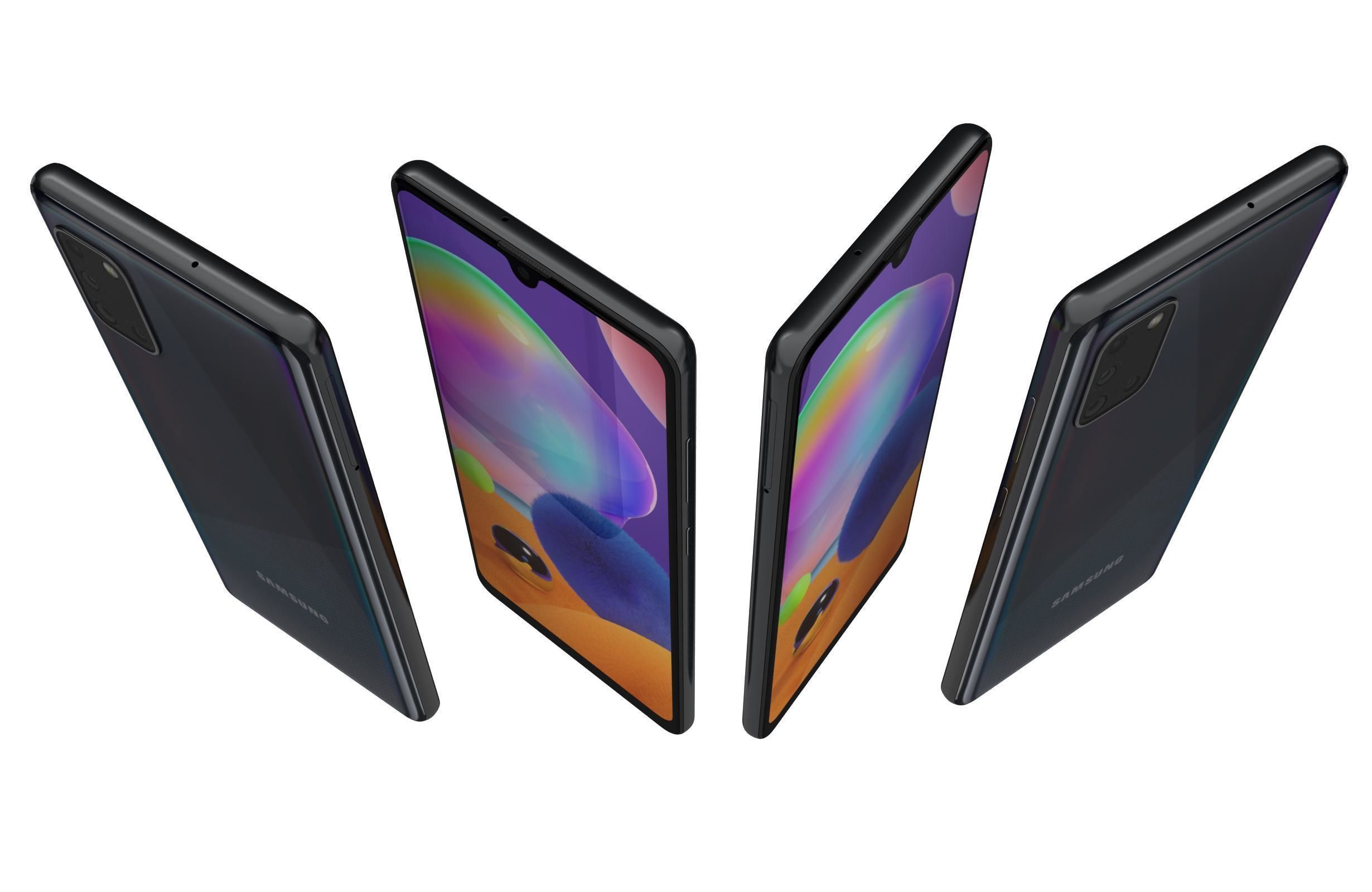 Samsung Galaxy A31 All Colors 3D model_9