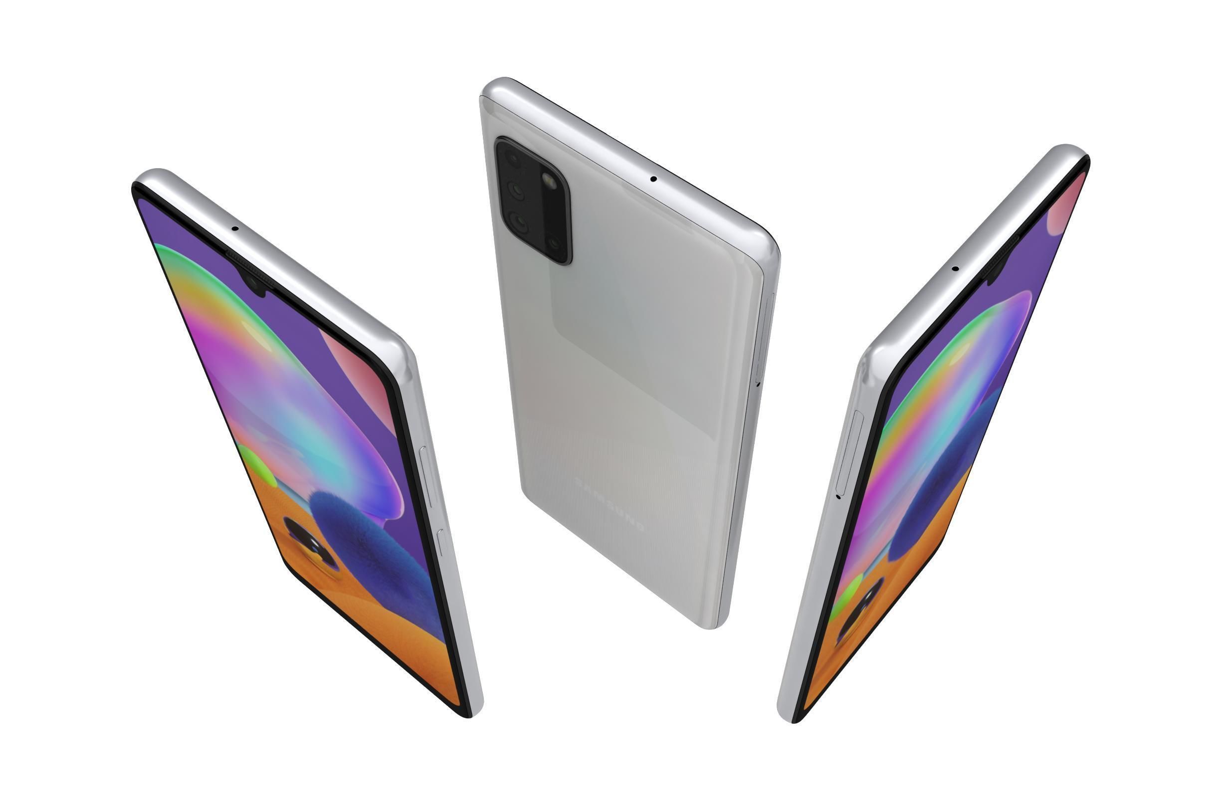 Samsung Galaxy A31 All Colors 3D model_2