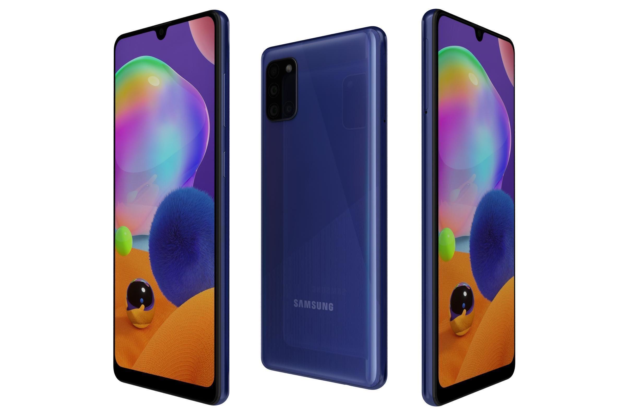 Samsung Galaxy A31 All Colors 3D model_13