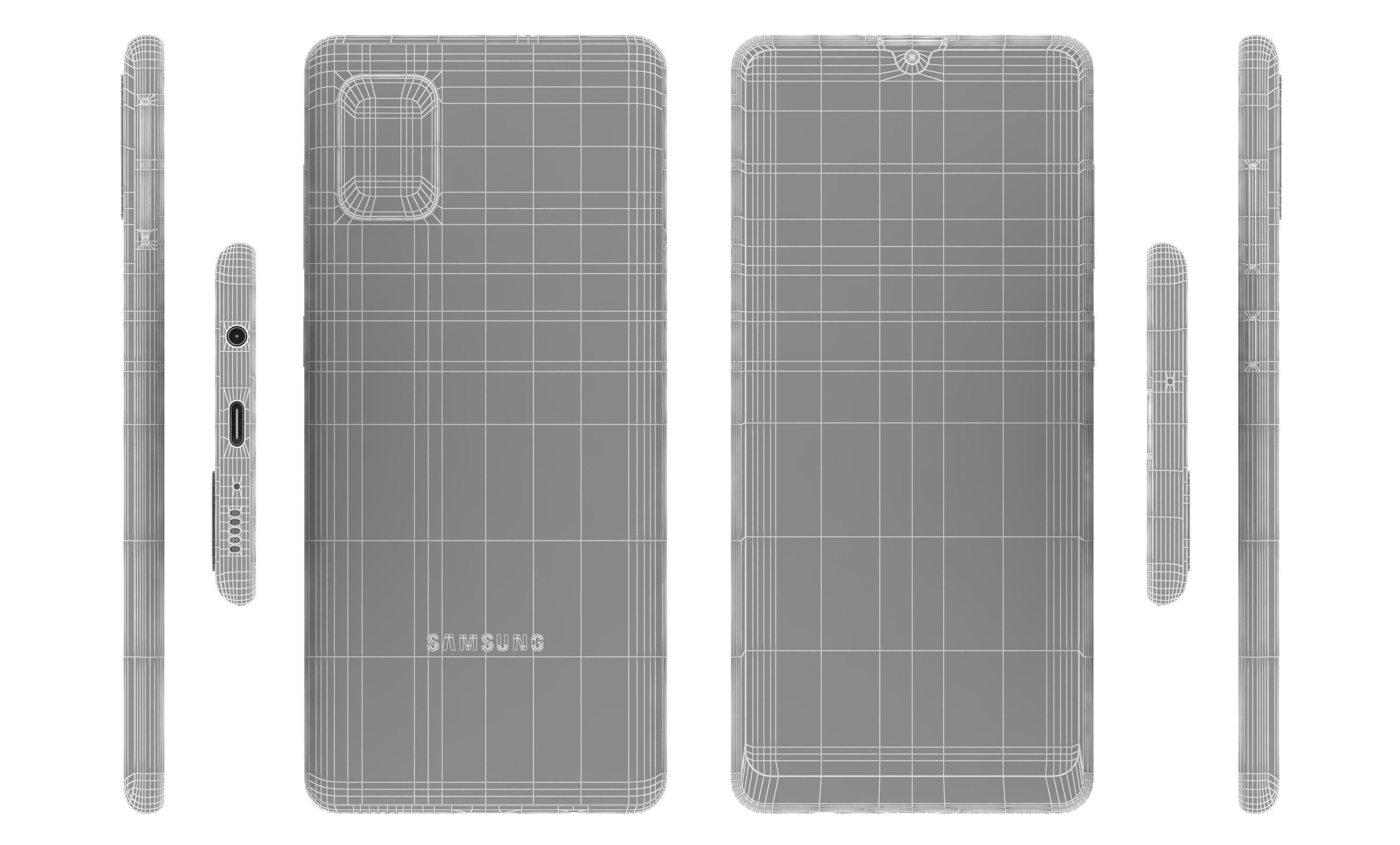 Samsung Galaxy A31 All Colors 3D model_25