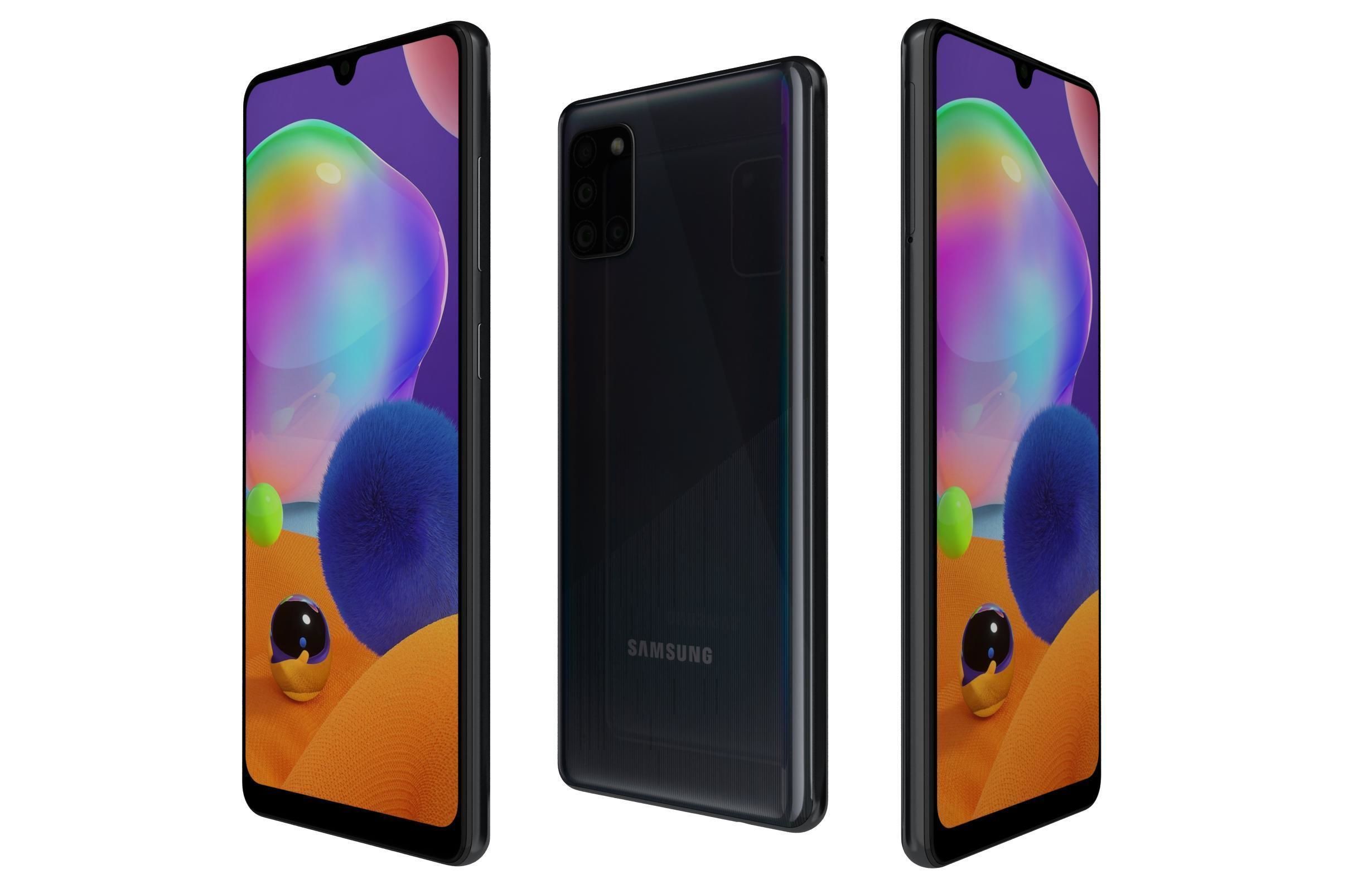 Samsung Galaxy A31 All Colors 3D model_7