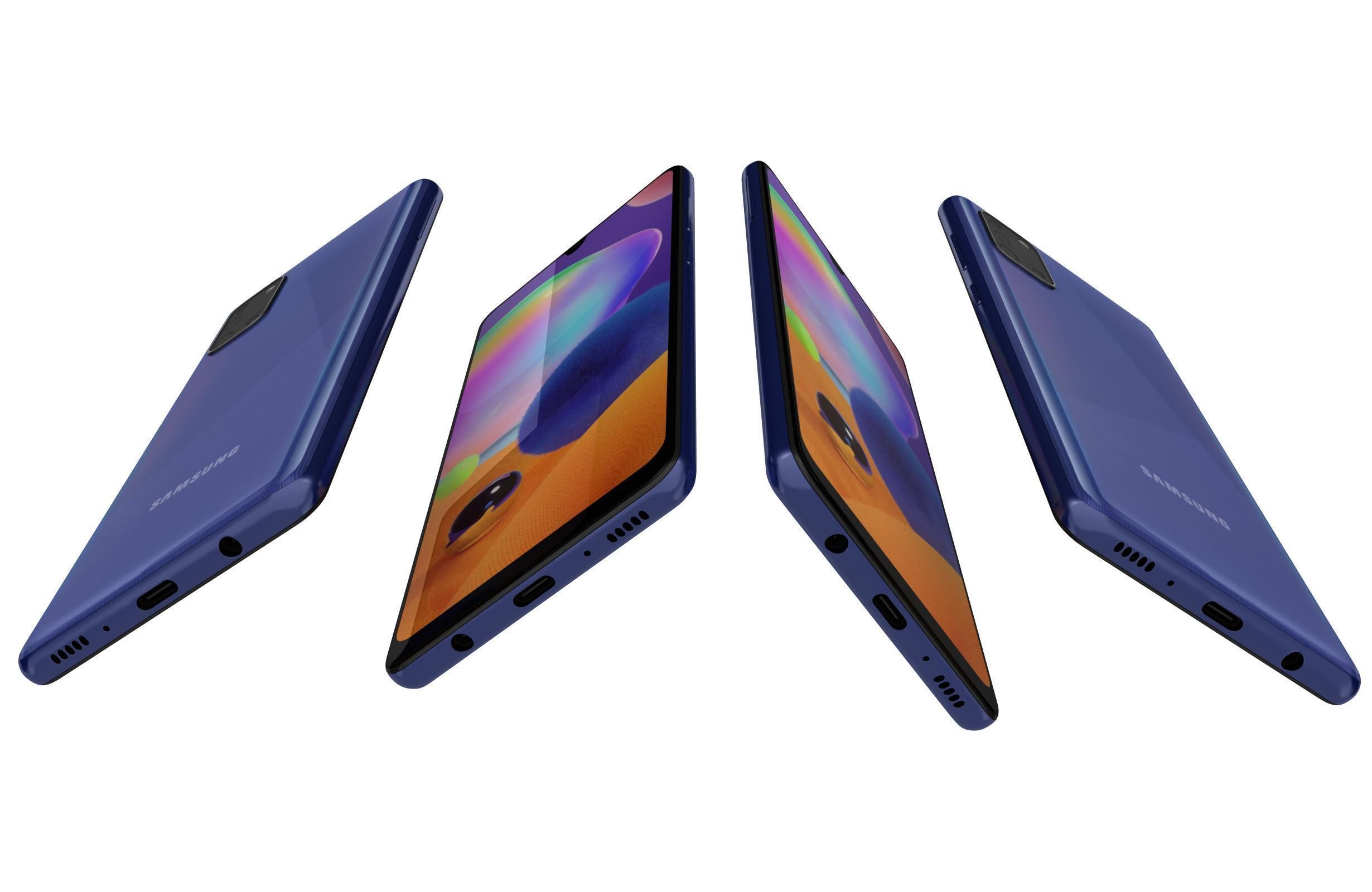 Samsung Galaxy A31 All Colors 3D model_17