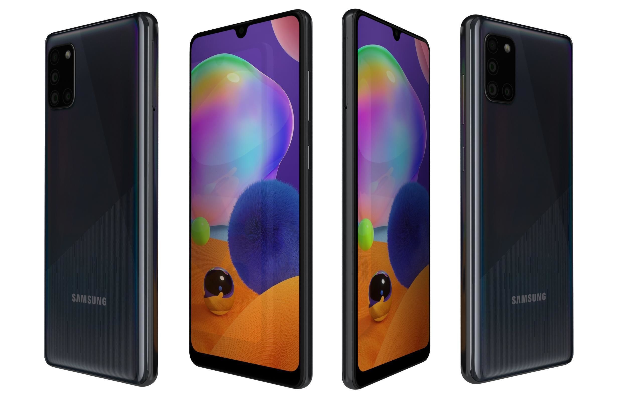 Samsung Galaxy A31 All Colors 3D model_10