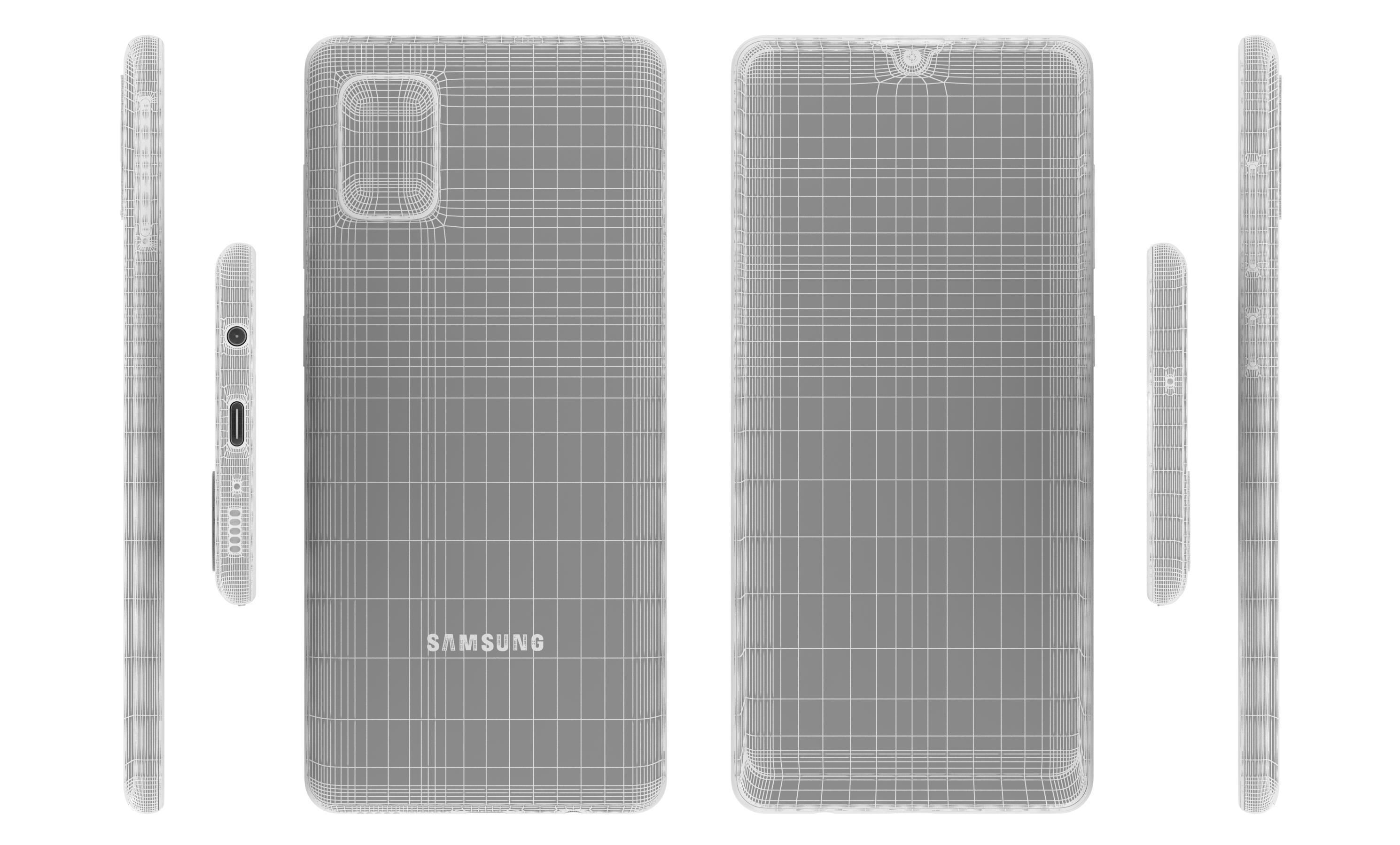Samsung Galaxy A31 All Colors 3D model_26
