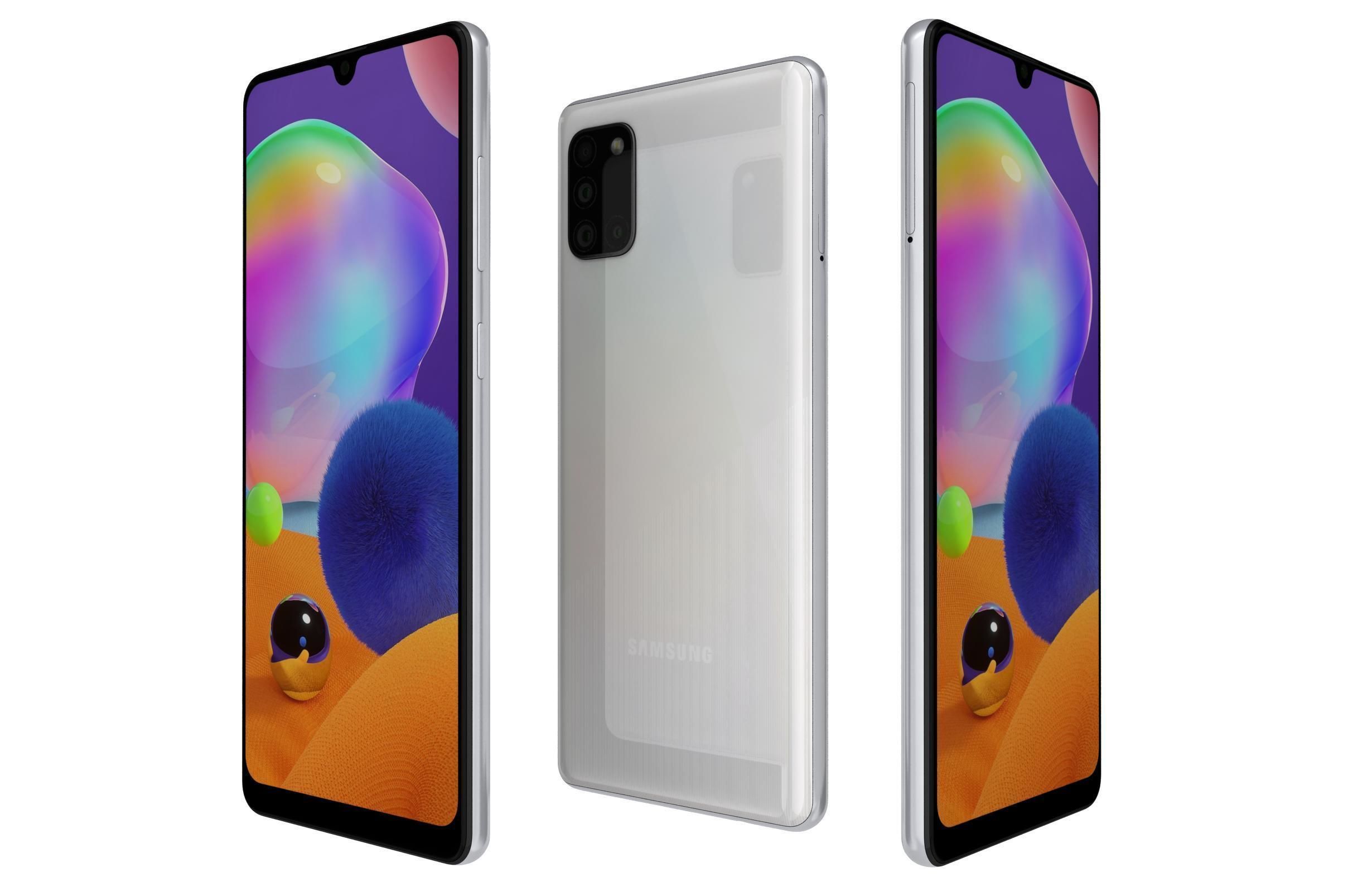 Samsung Galaxy A31 All Colors 3D model_1