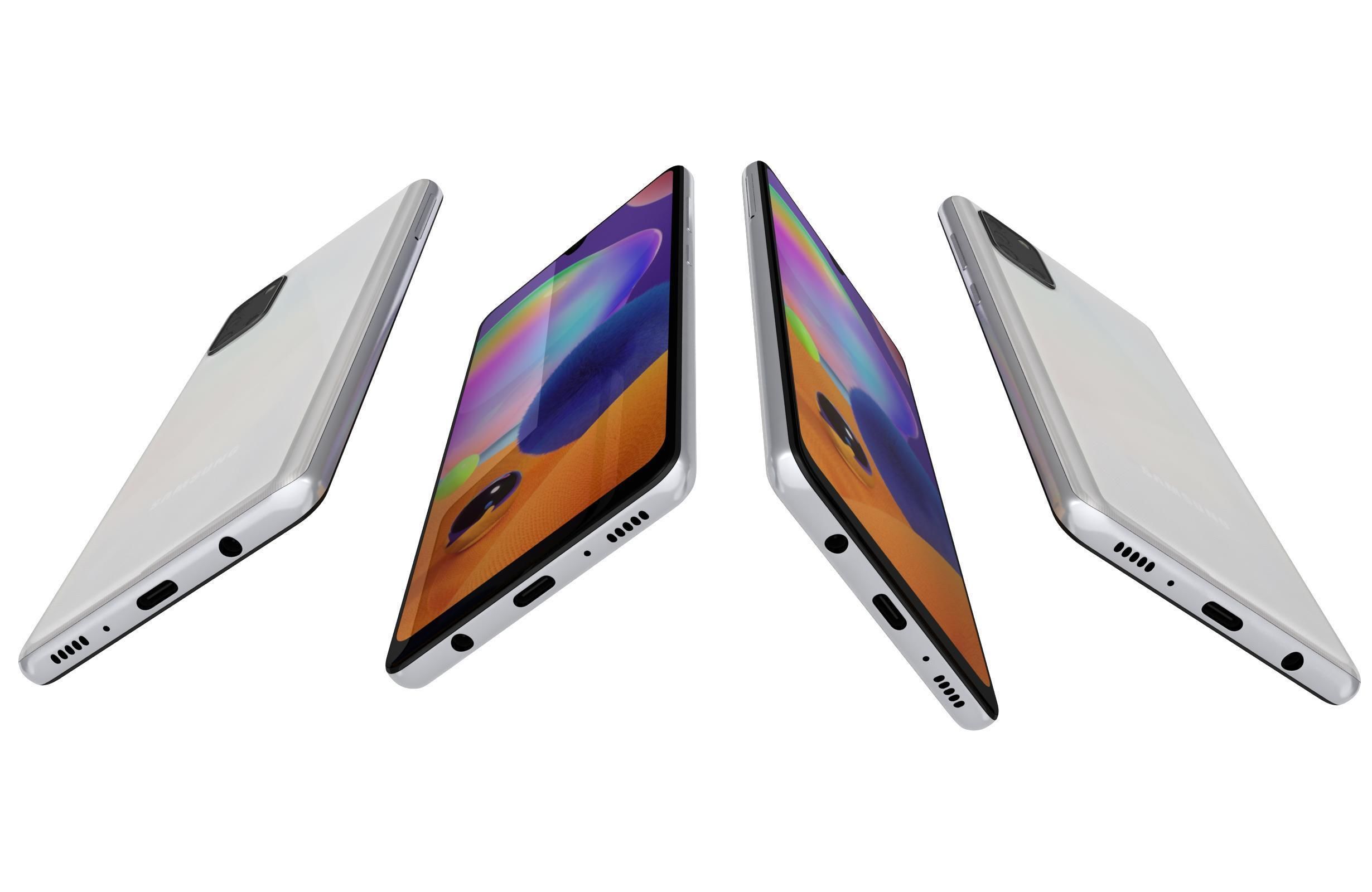 Samsung Galaxy A31 All Colors 3D model_6