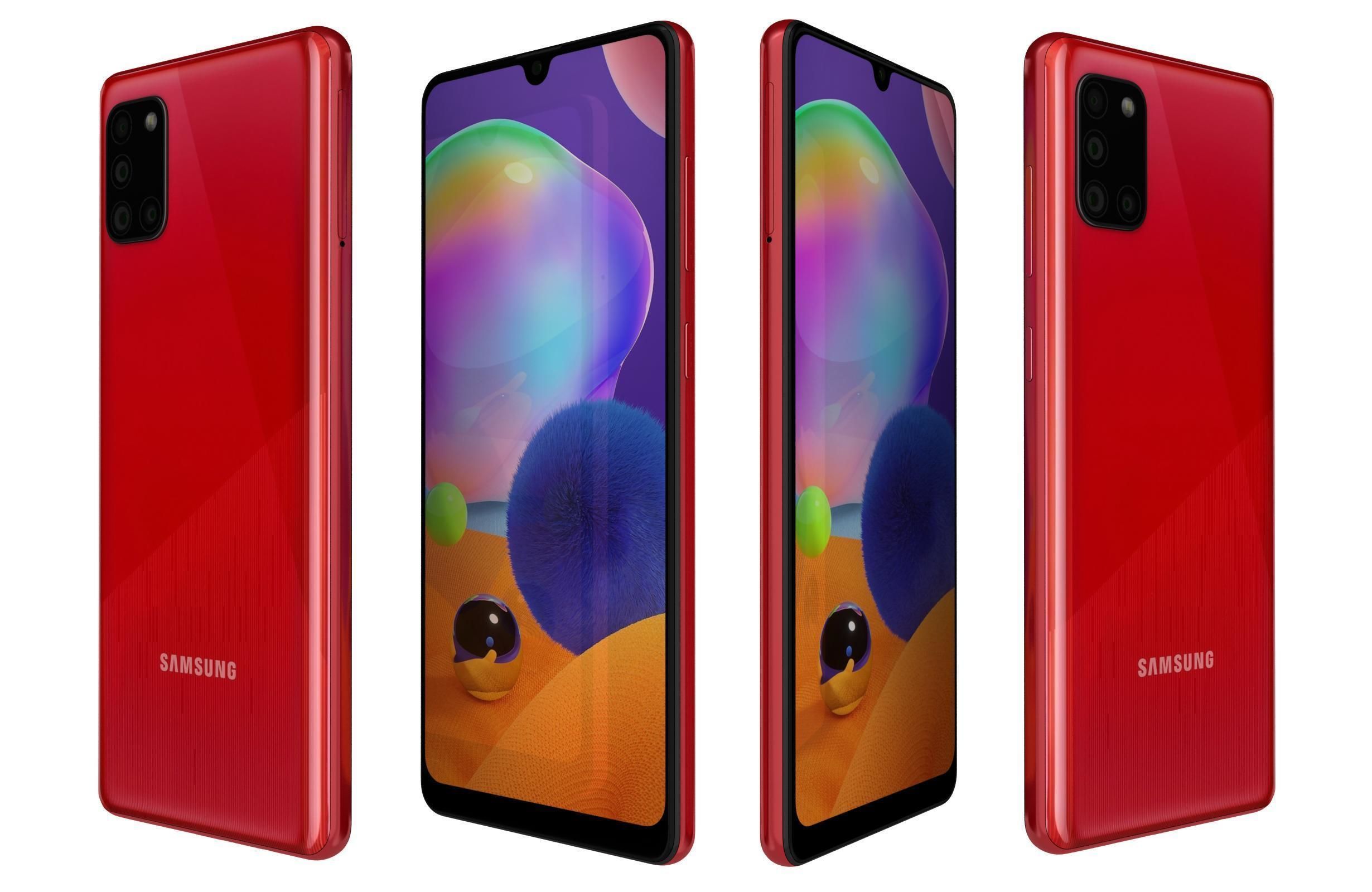 Samsung Galaxy A31 All Colors 3D model_20