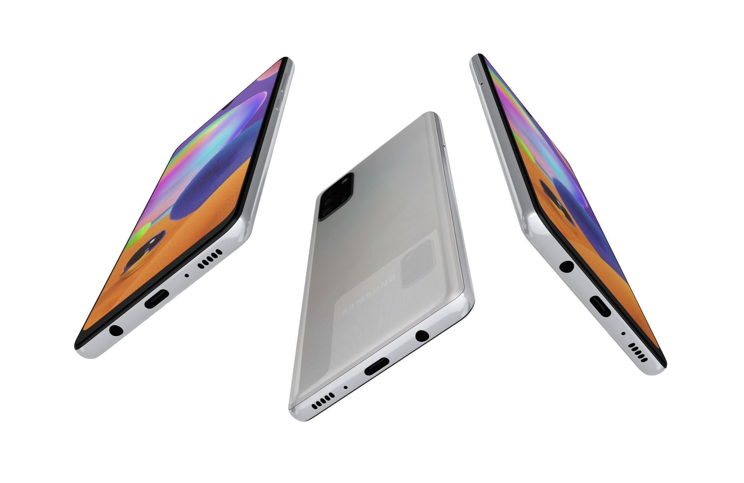 Samsung Galaxy A31 All Colors 3D model_3