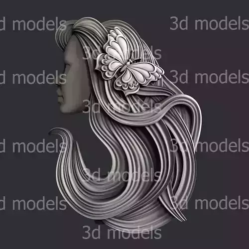 3d STL models for CNC router or 3dprinter face