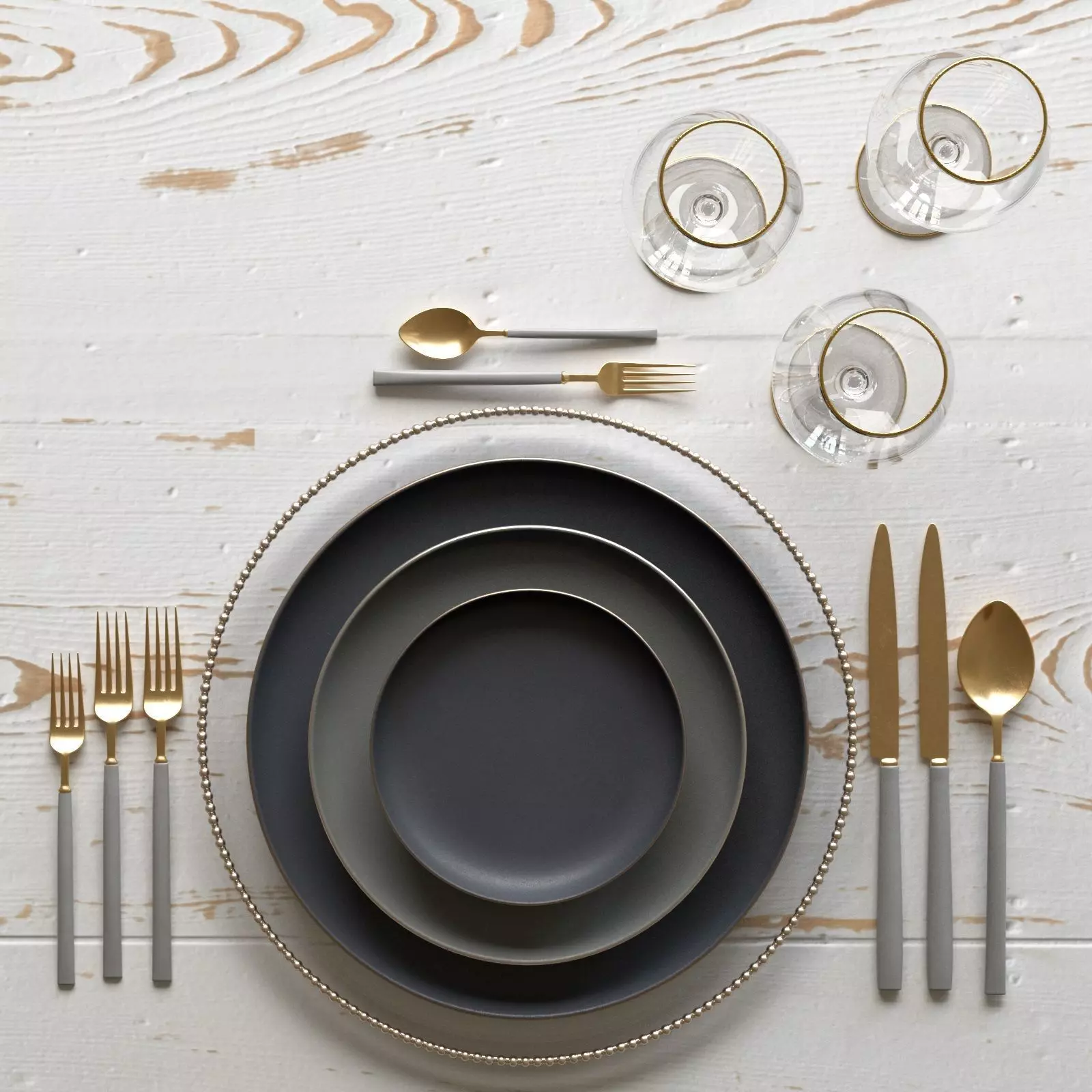 Table Setting 09 3D model_0