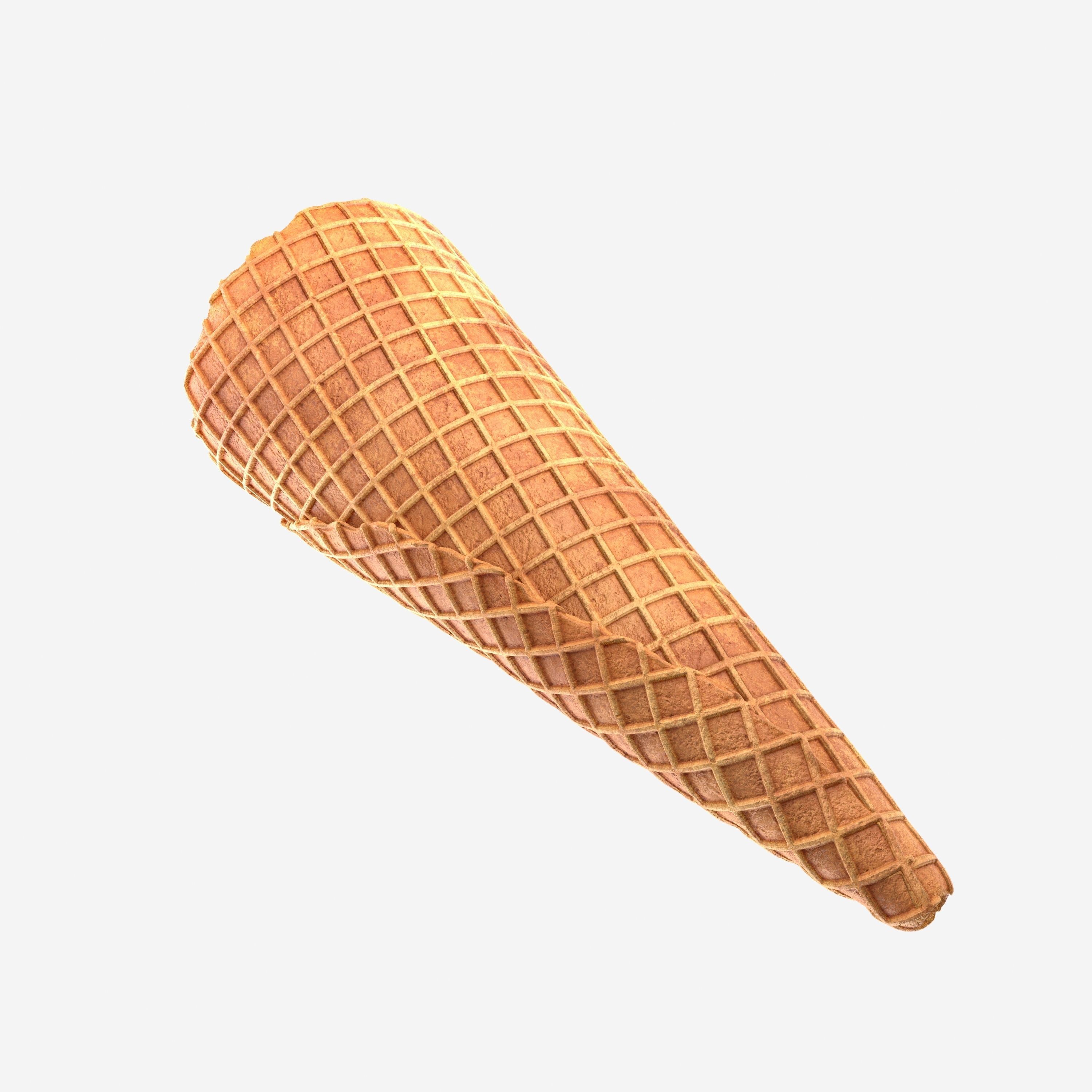 Ice cream cone 3D model_5