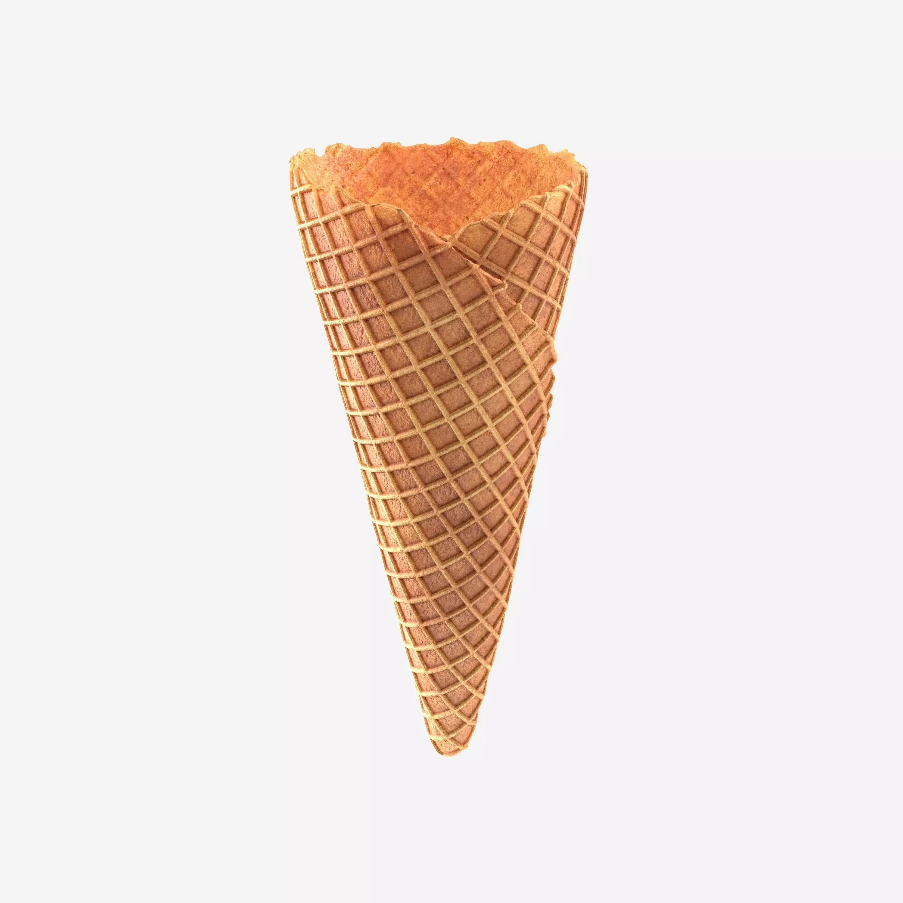Ice cream cone 3D model_0